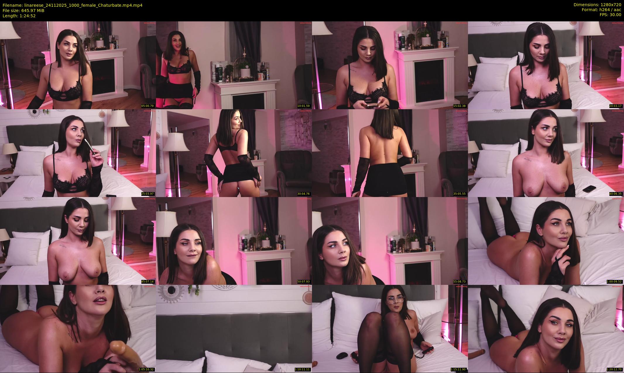 linareese — 85 minute Chaturbate female cam show recording, 720p, Nov 24, 2025