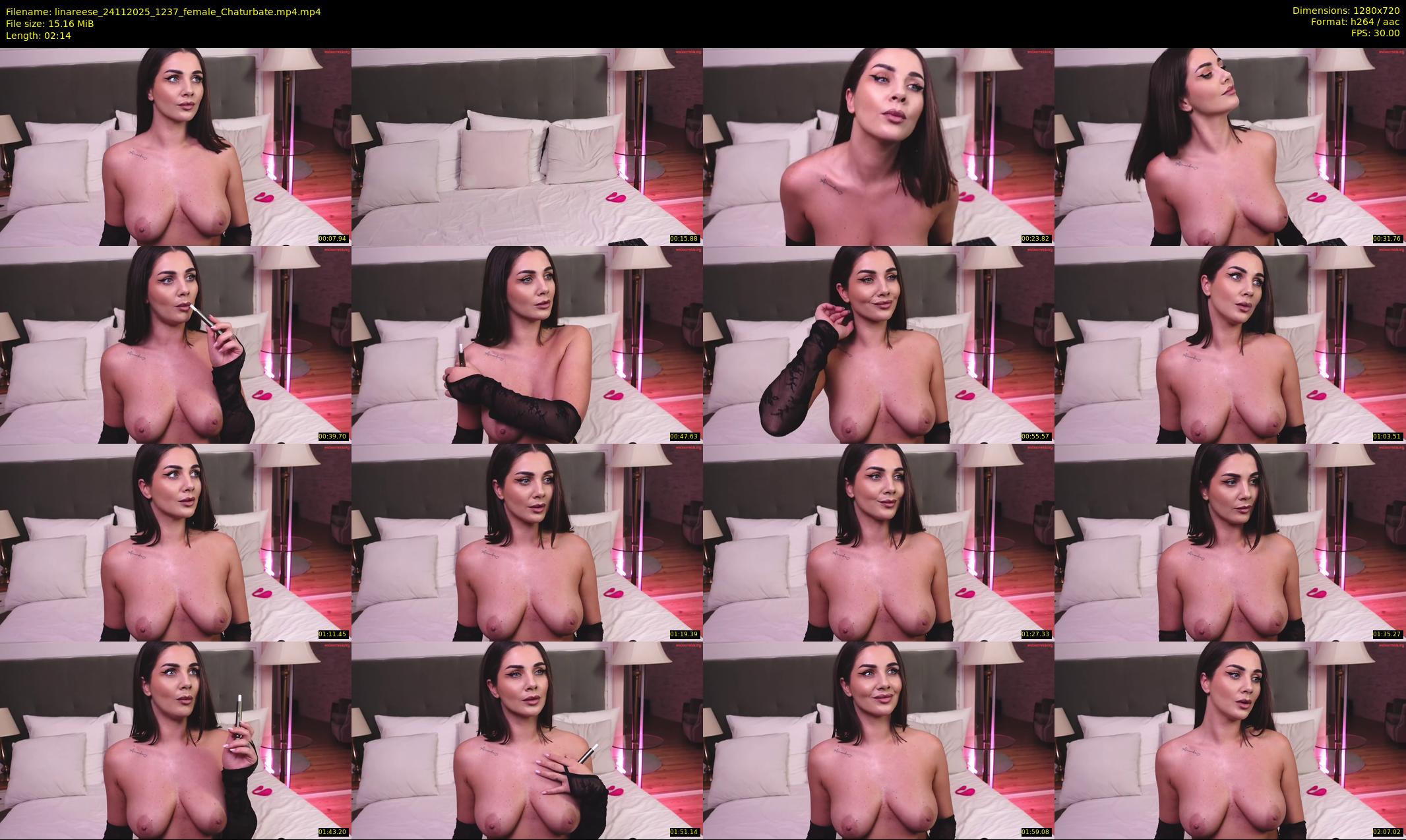 linareese — 3 minute Chaturbate female cam show recording, 720p, Nov 24, 2025