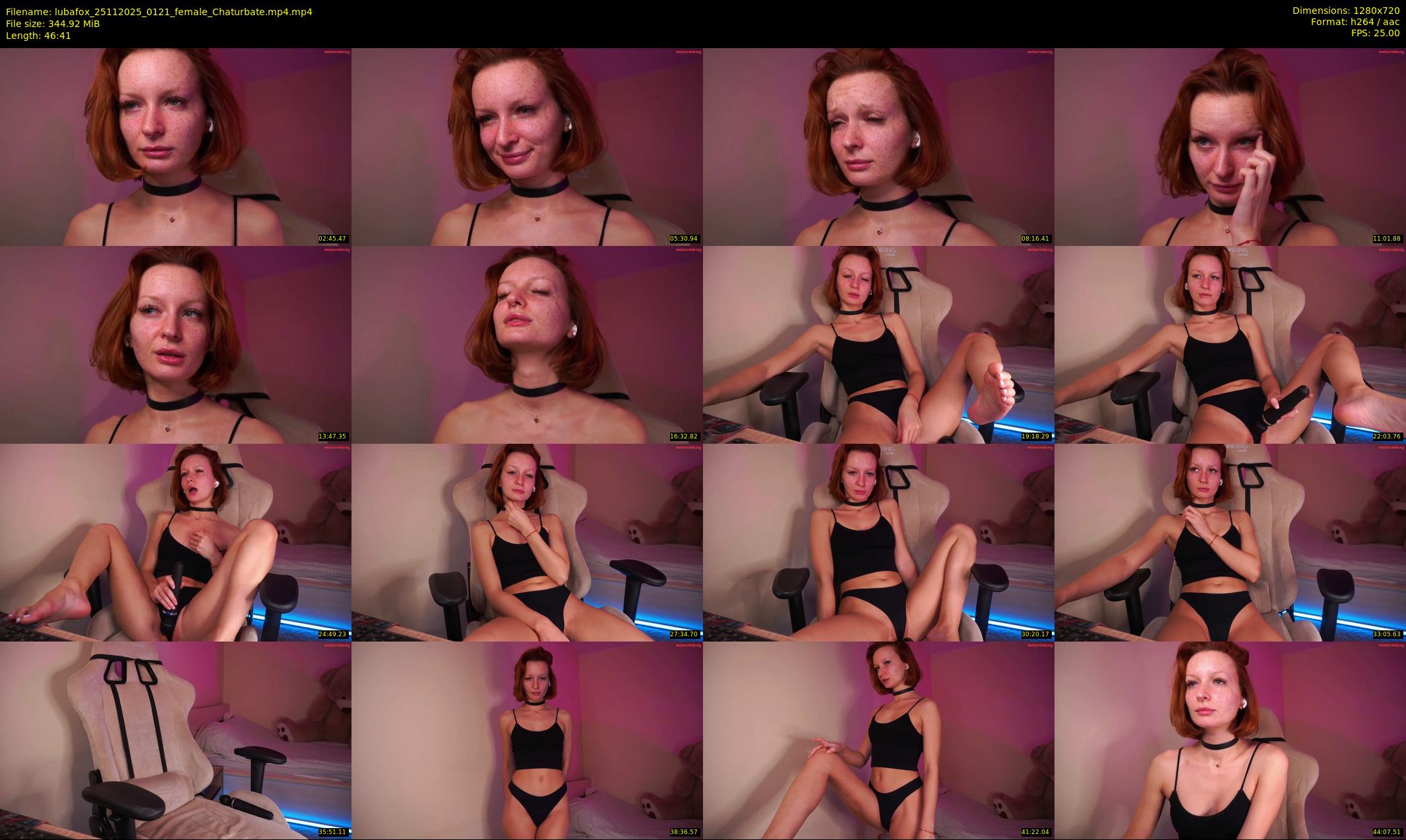 lubafox — 47 minute Chaturbate female cam show recording, 720p, Nov 25, 2025