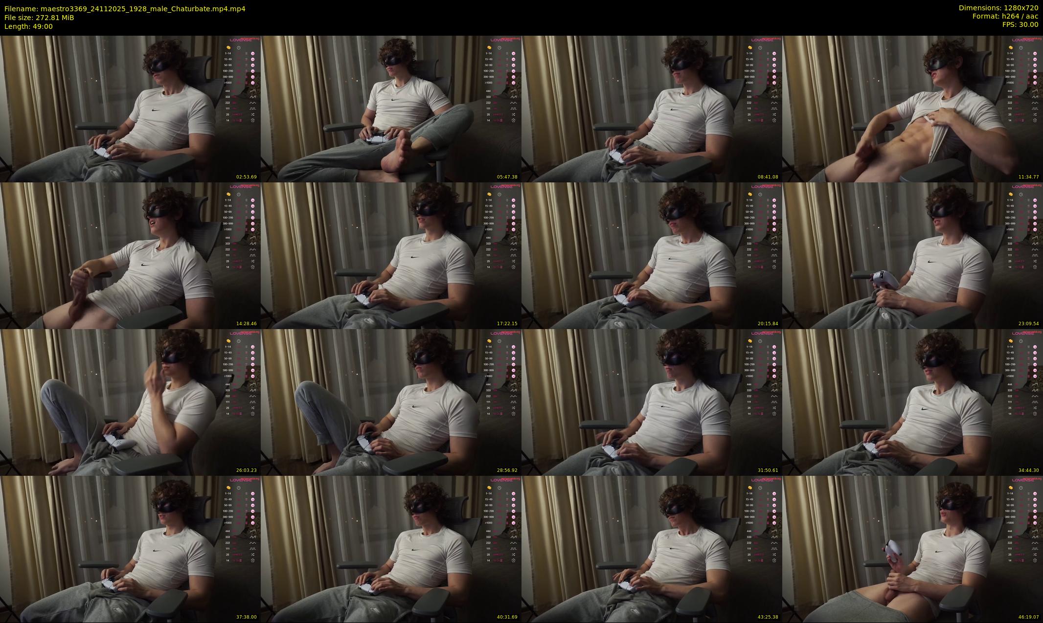 maestro3369 — 49 minute Chaturbate male cam show recording, 720p, Nov 24, 2025
