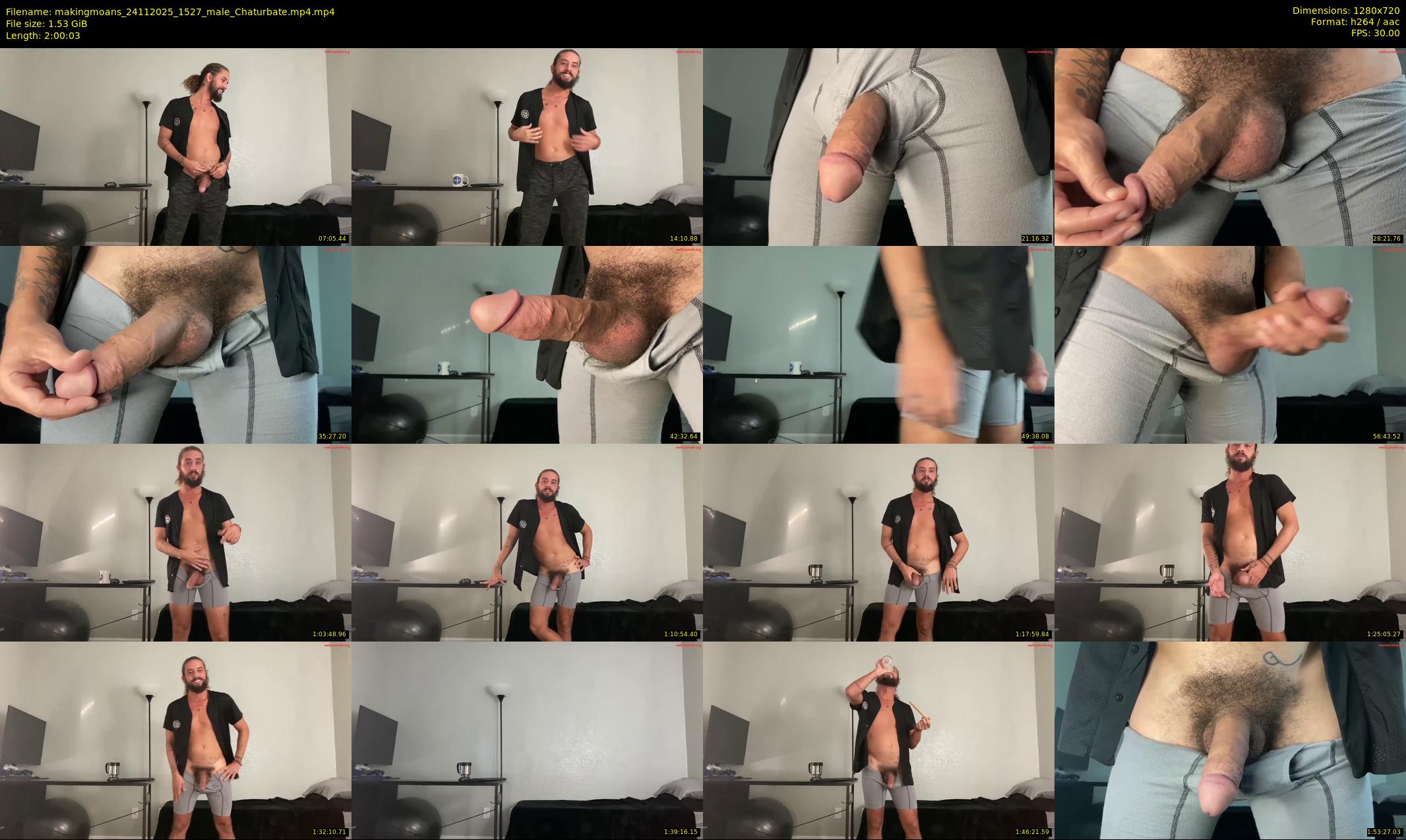 makingmoans — 121 minute Chaturbate male cam show recording, 720p, Nov 24, 2025