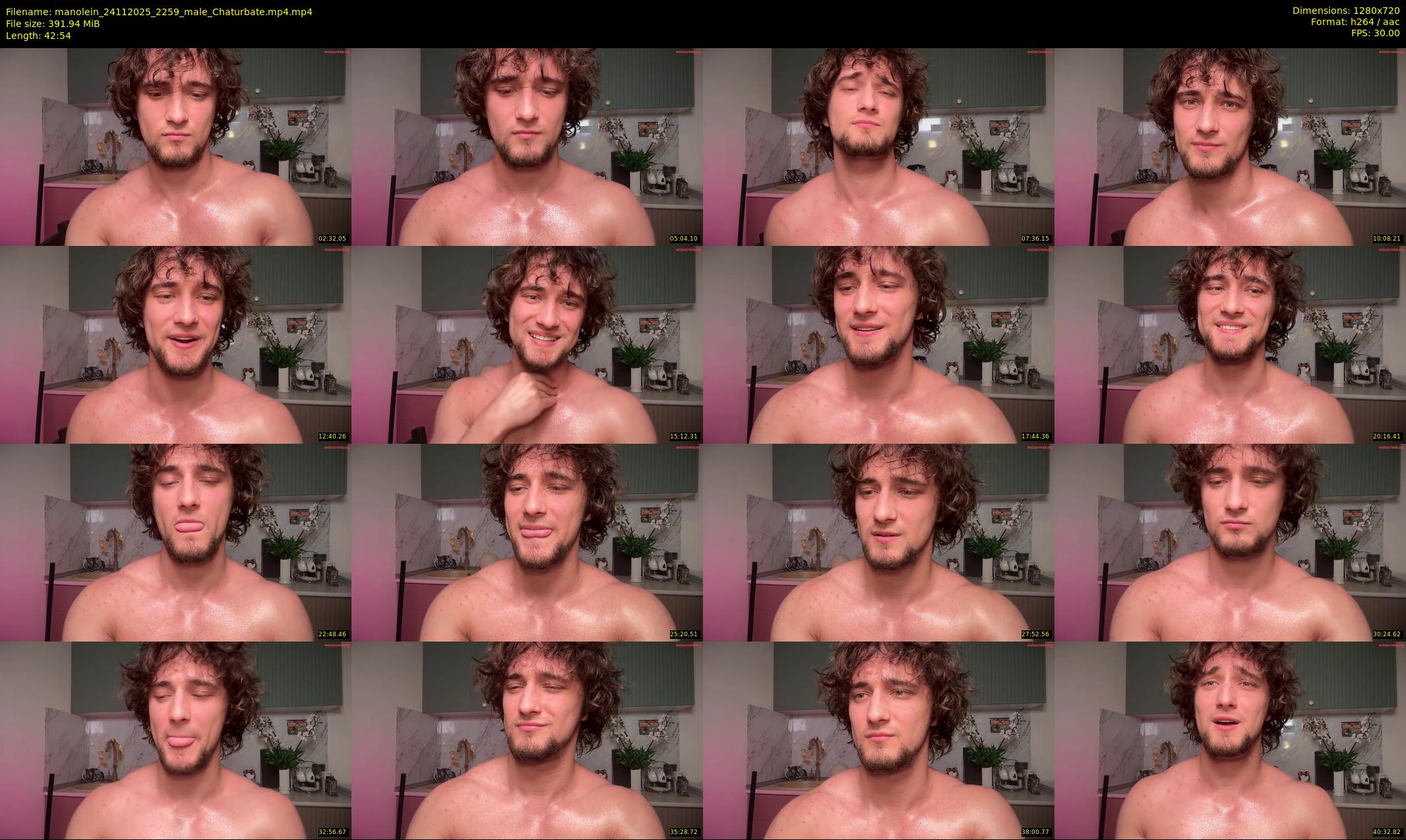 manolein — 43 minute Chaturbate male cam show recording, 720p, Nov 24, 2025