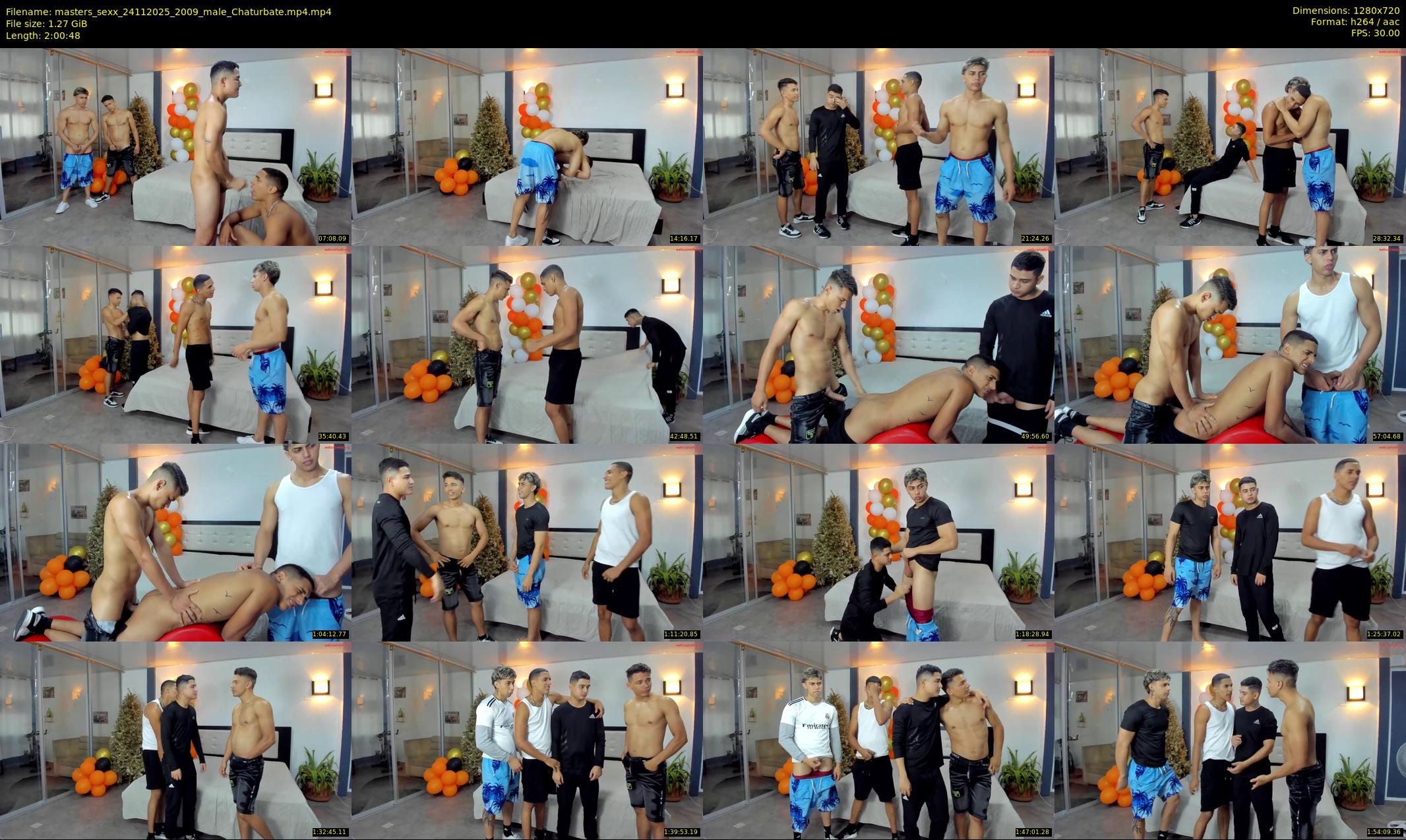 masters_sexx — 121 minute Chaturbate male cam show recording, 720p, Nov 24, 2025