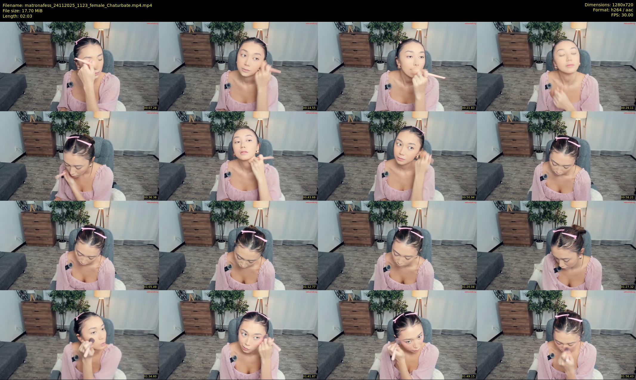 matronafess — 3 minute Chaturbate female cam show recording, 720p, Nov 24, 2025