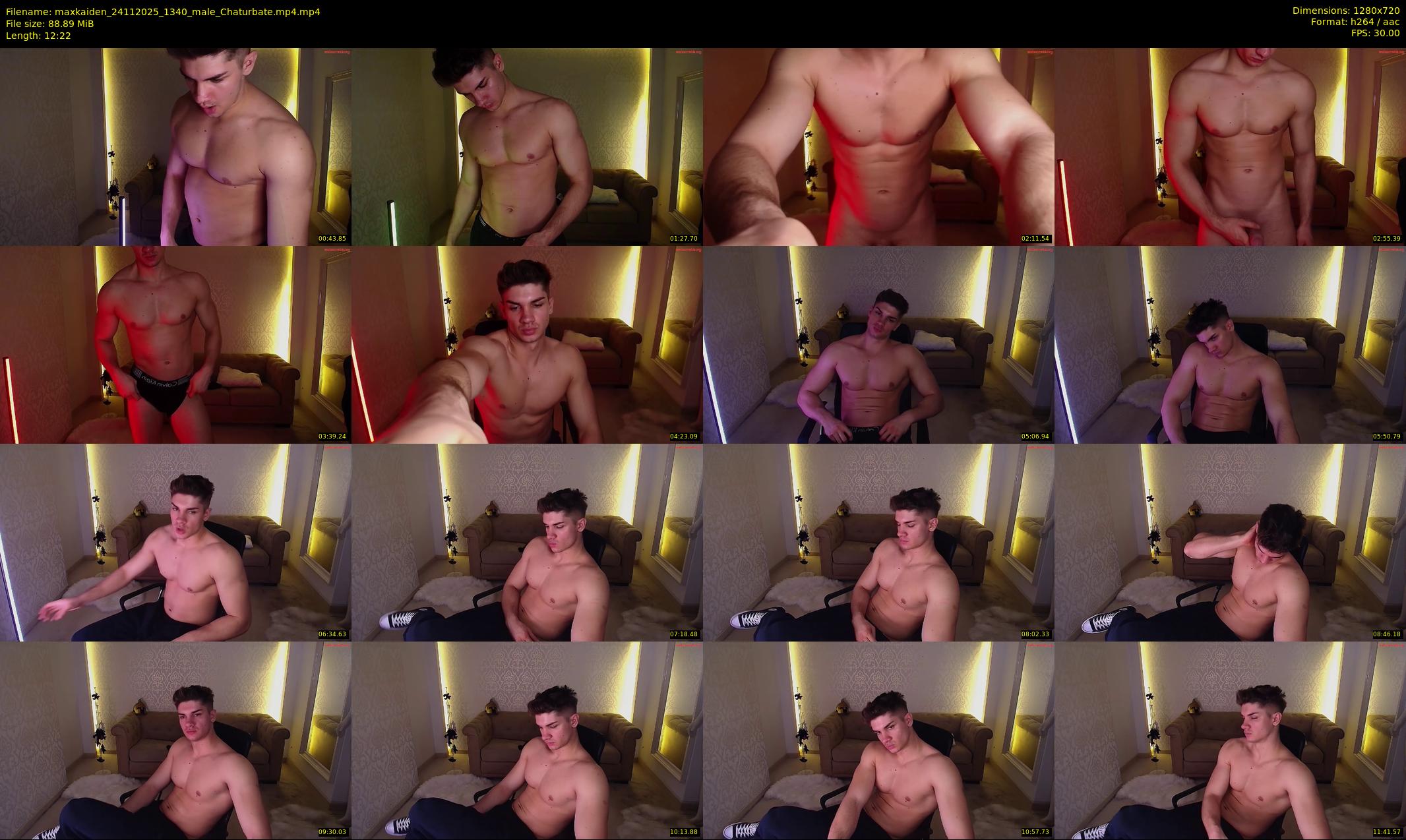 maxkaiden — 13 minute Chaturbate male cam show recording, 720p, Nov 24, 2025