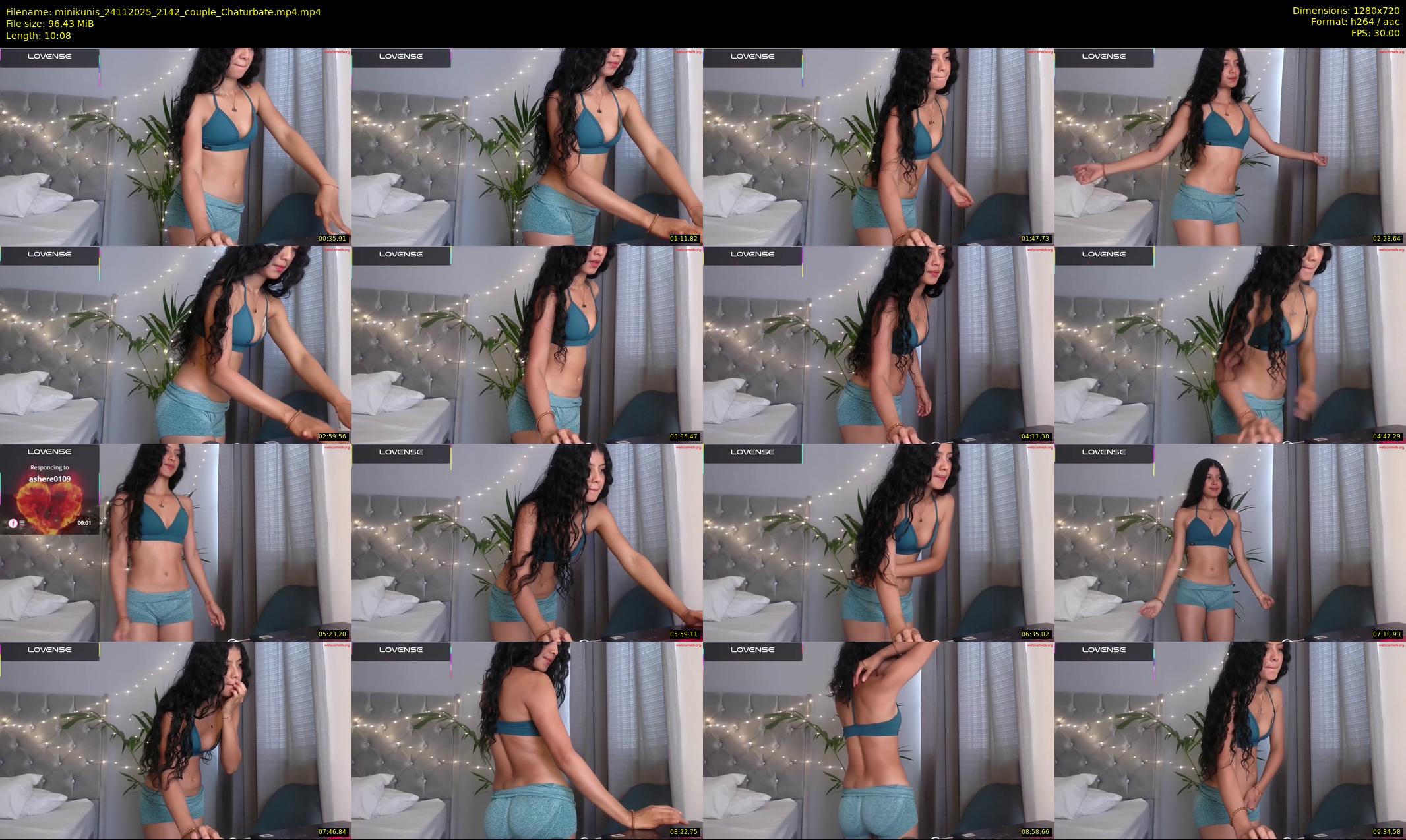 minikunis — 11 minute Chaturbate couple cam show recording, 720p, Nov 24, 2025
