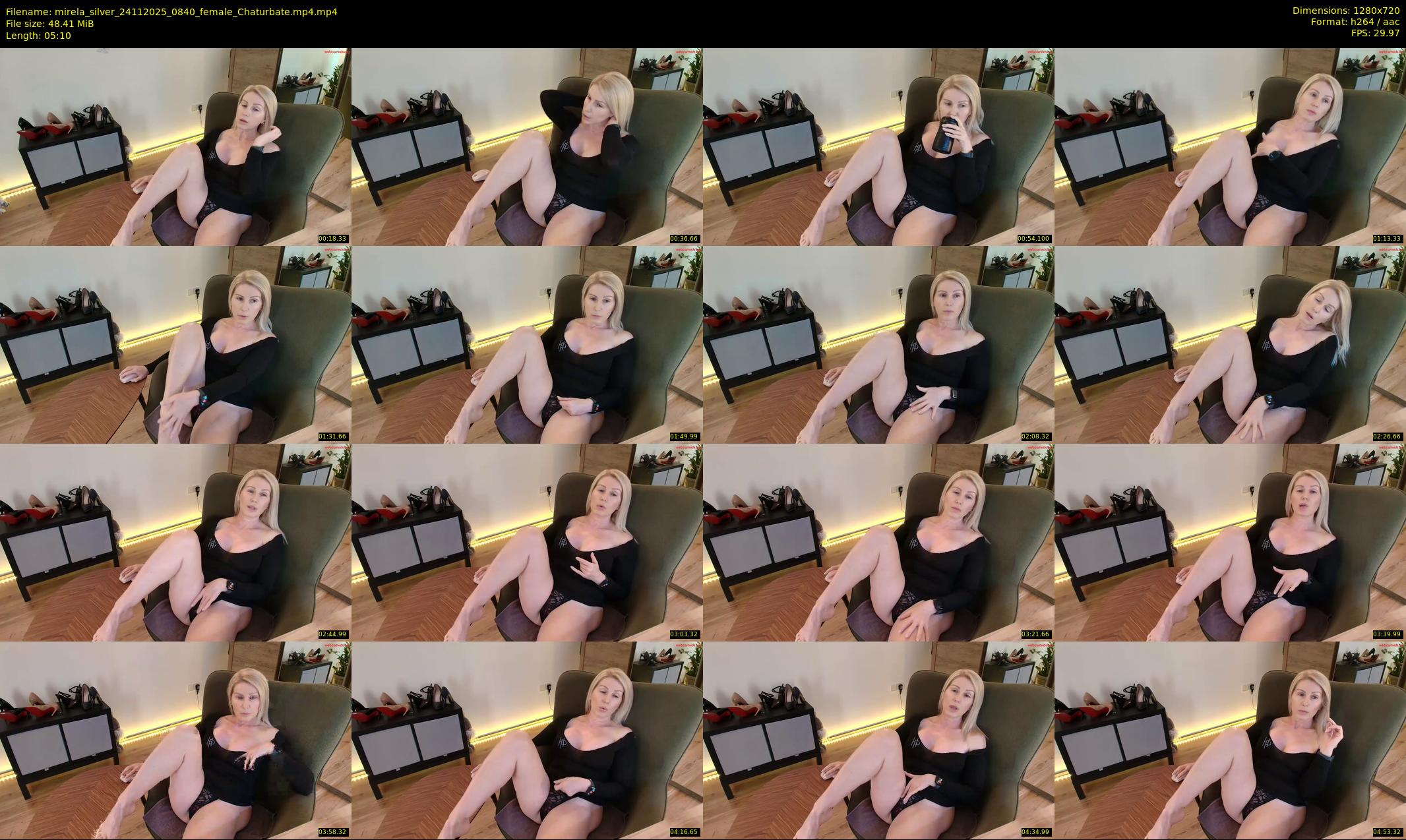 mirela_silver — 6 minute Chaturbate female cam show recording, 720p, Nov 24, 2025