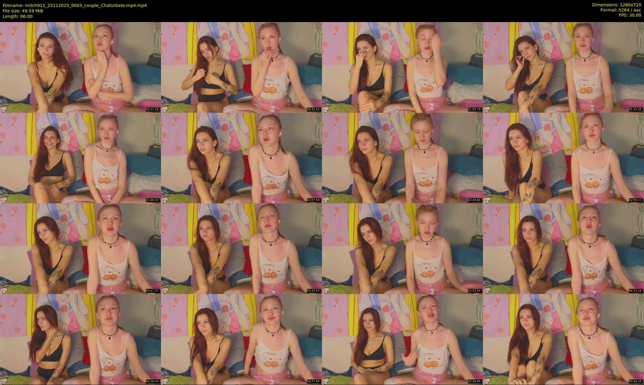 mitch911 — 6 minute Chaturbate couple cam show recording, 720p, Nov 25, 2025