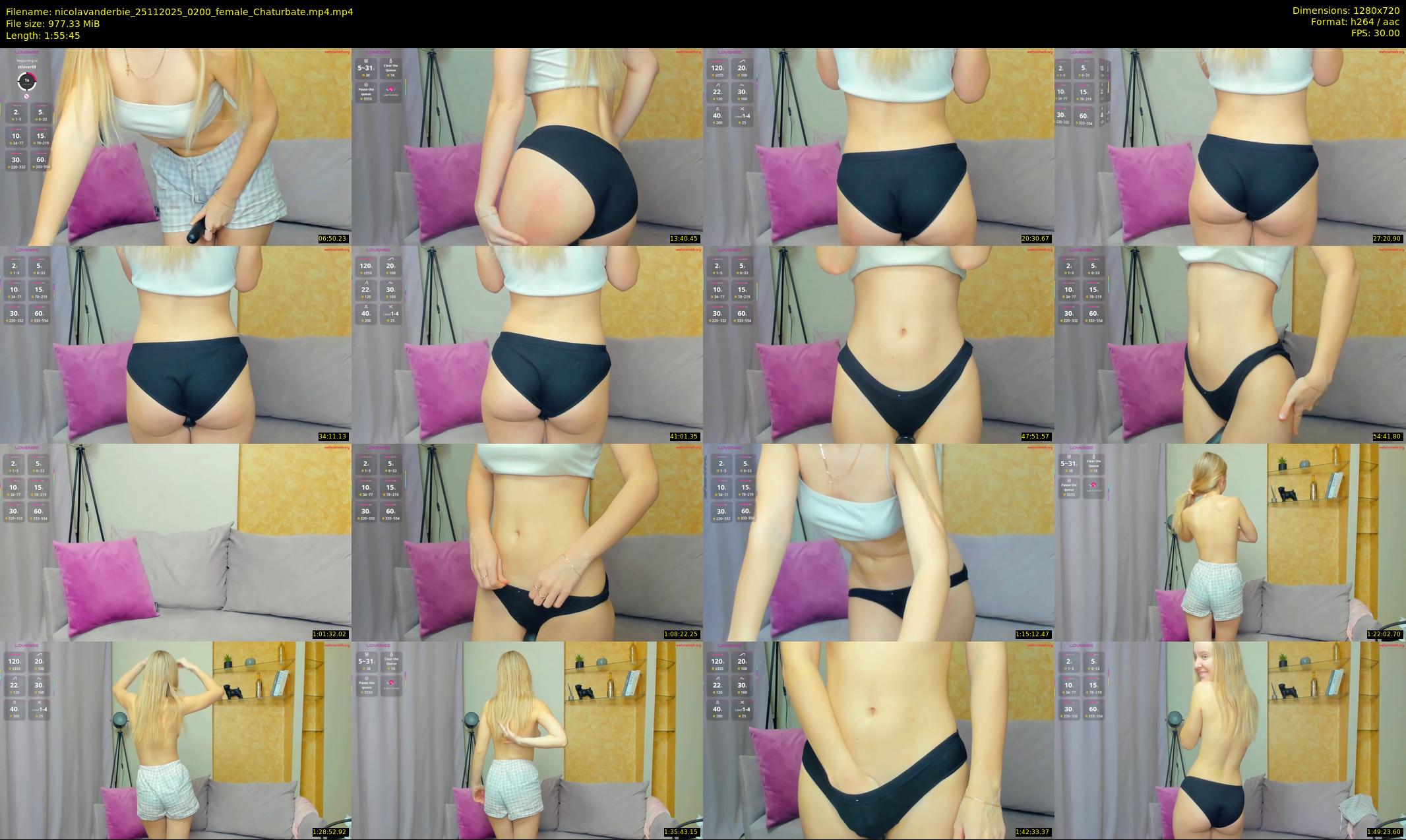 nicolavanderbie — 116 minute Chaturbate female cam show recording, 720p, Nov 25, 2025