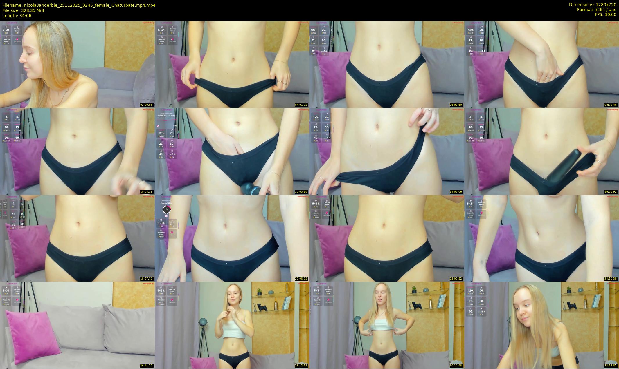 nicolavanderbie — 35 minute Chaturbate female cam show recording, 720p, Nov 25, 2025