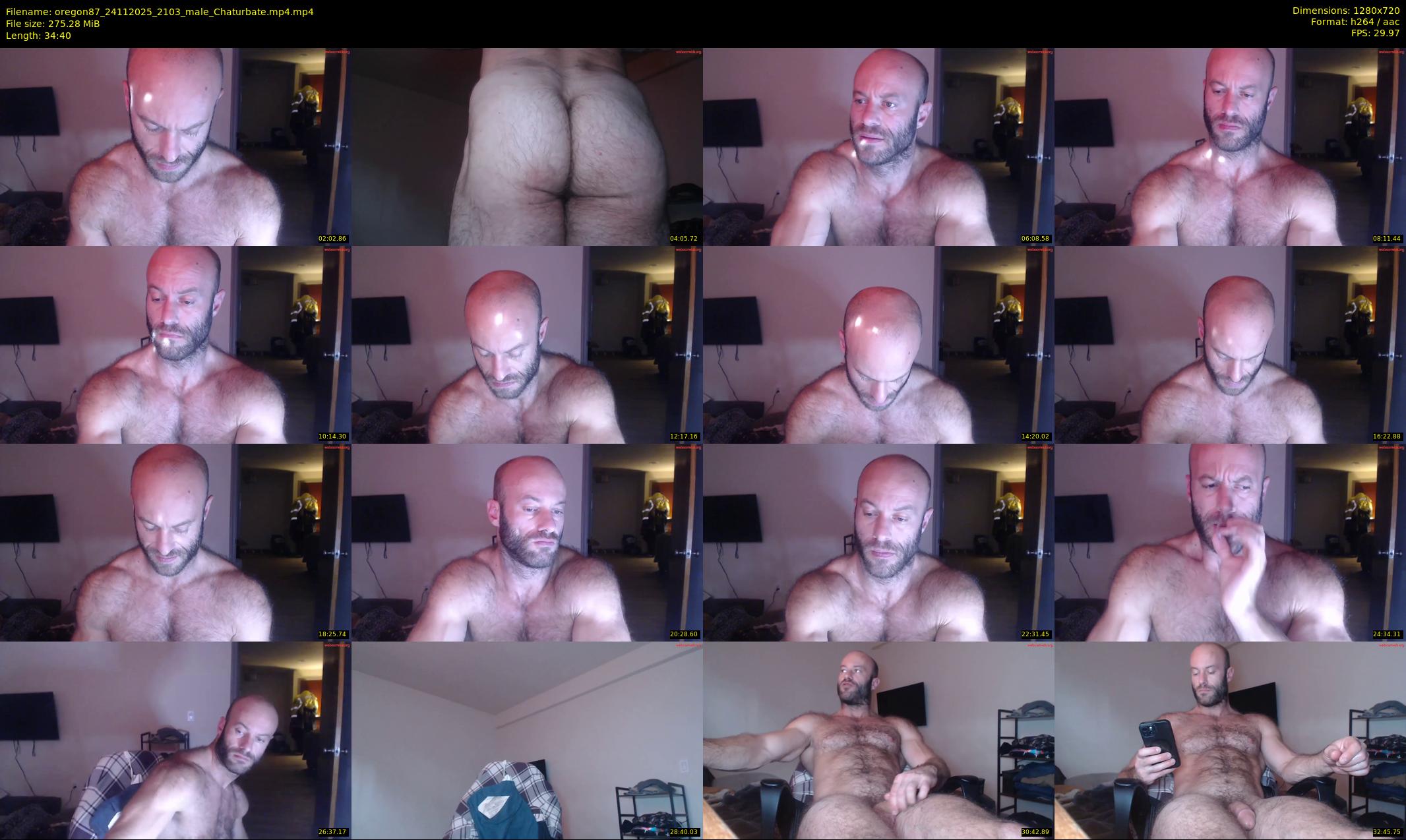 oregon87 — 35 minute Chaturbate male cam show recording, 720p, Nov 24, 2025