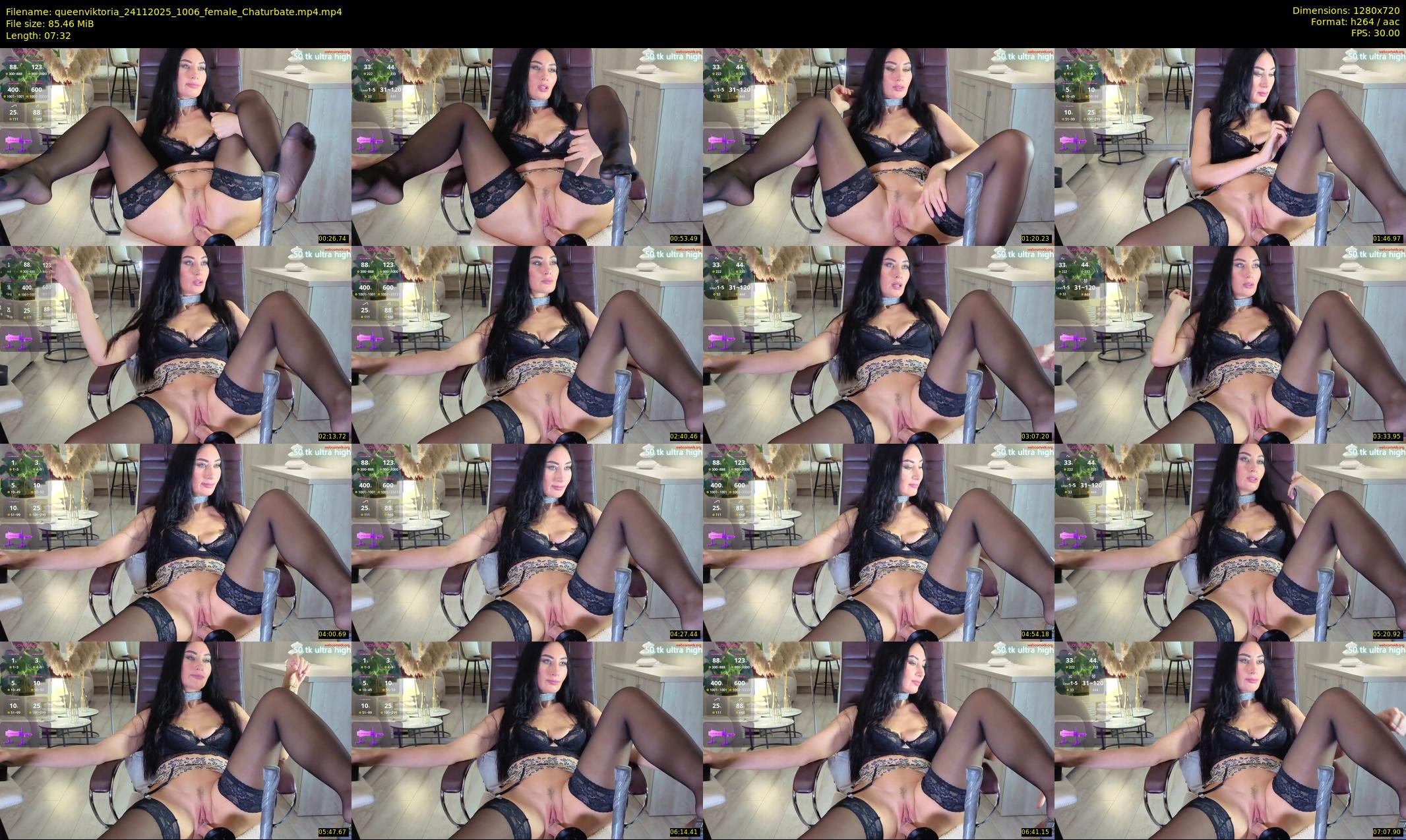 queenviktoria — 8 minute Chaturbate female cam show recording, 720p, Nov 24, 2025