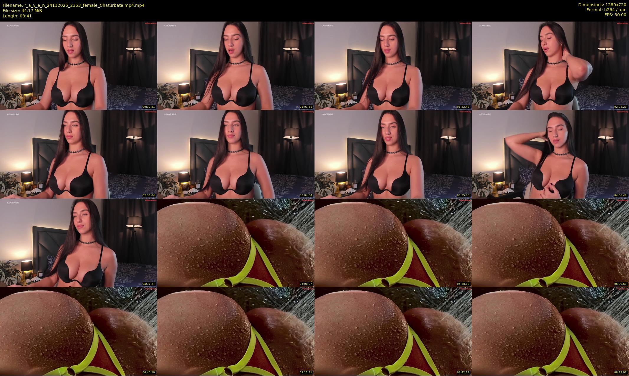 r_a_v_e_n — 9 minute Chaturbate female cam show recording, 720p, Nov 24, 2025