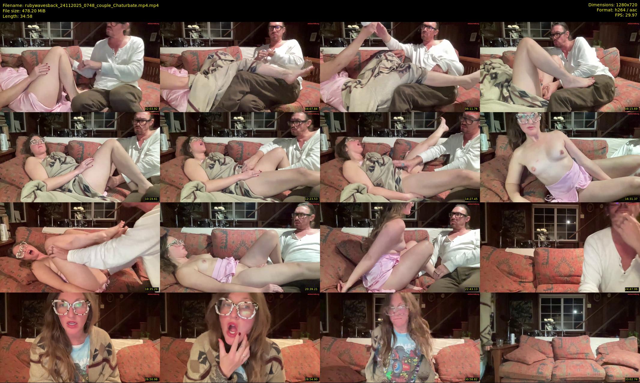 rubywavesback — 35 minute Chaturbate couple cam show recording, 720p, Nov 24, 2025