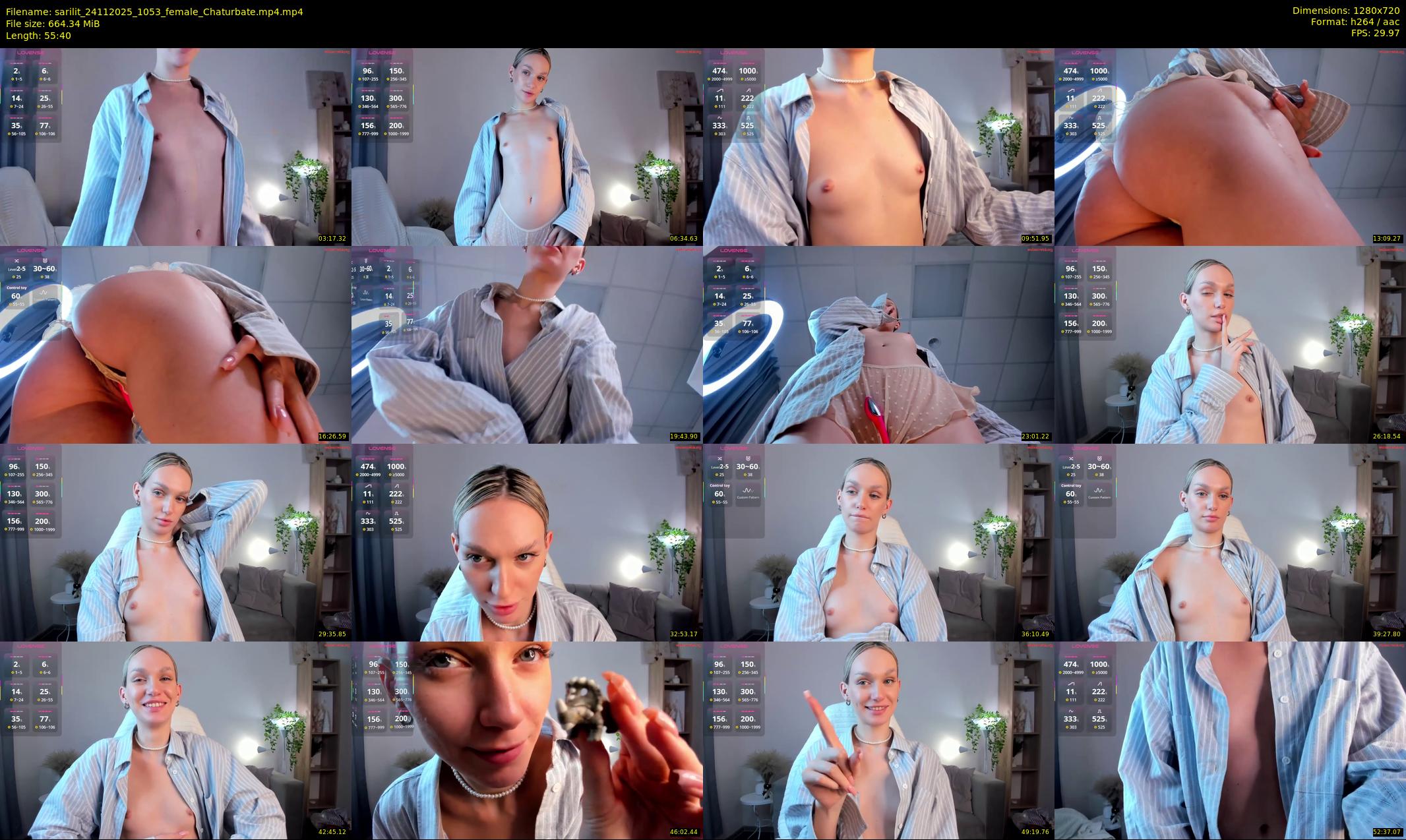 sarilit — 56 minute Chaturbate female cam show recording, 720p, Nov 24, 2025