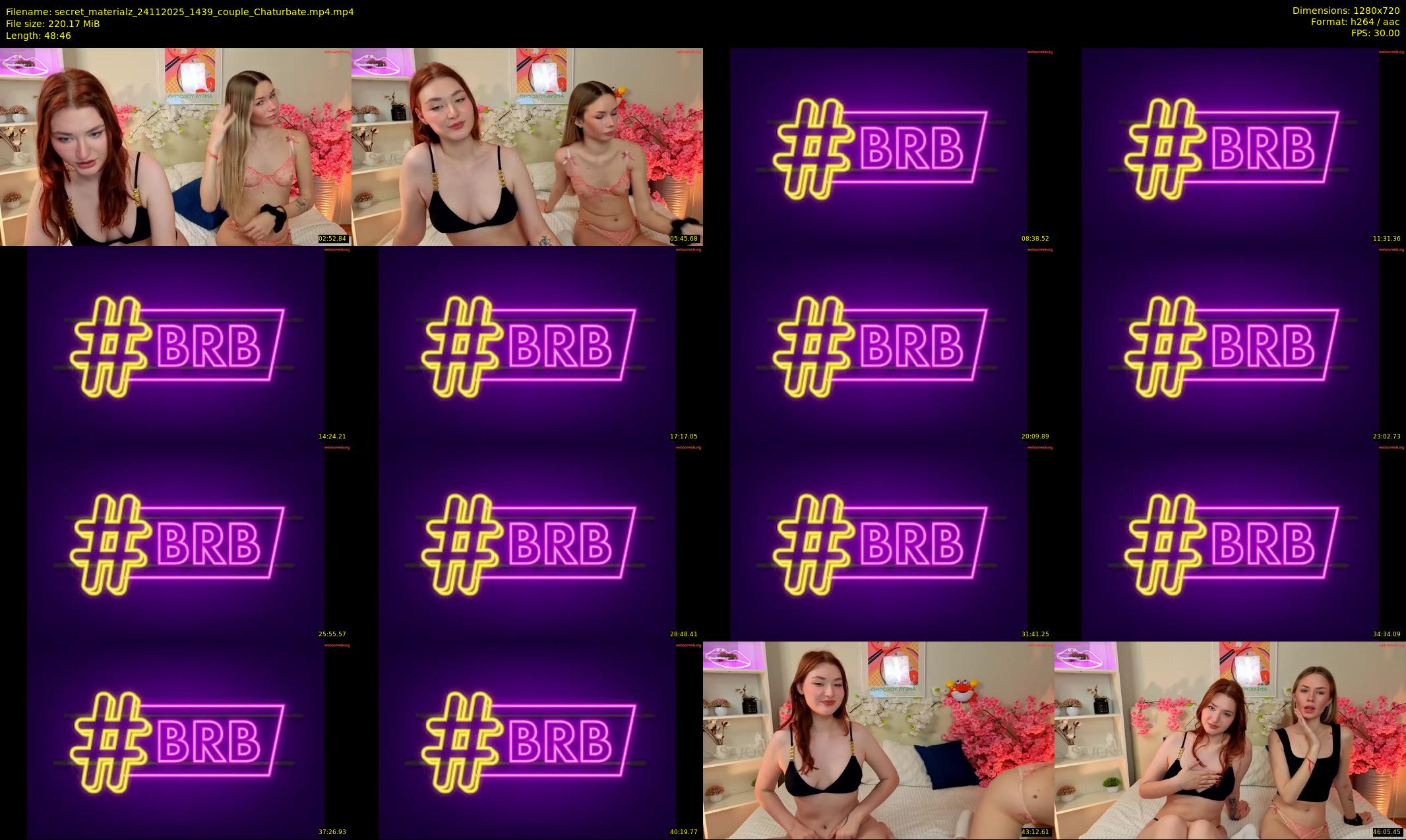 secret_materialz — 49 minute Chaturbate couple cam show recording, 720p, Nov 24, 2025