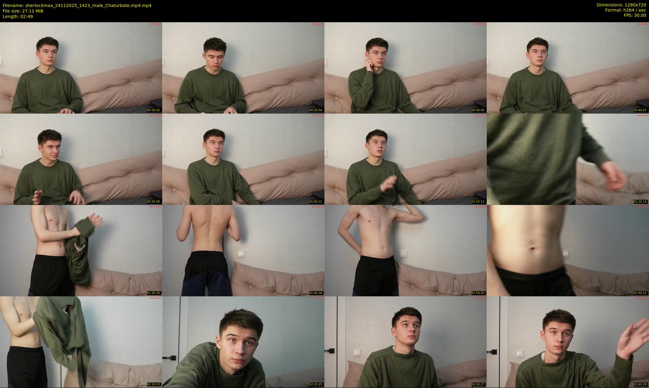 sherlockmax — 3 minute Chaturbate male cam show recording, 720p, Nov 24, 2025