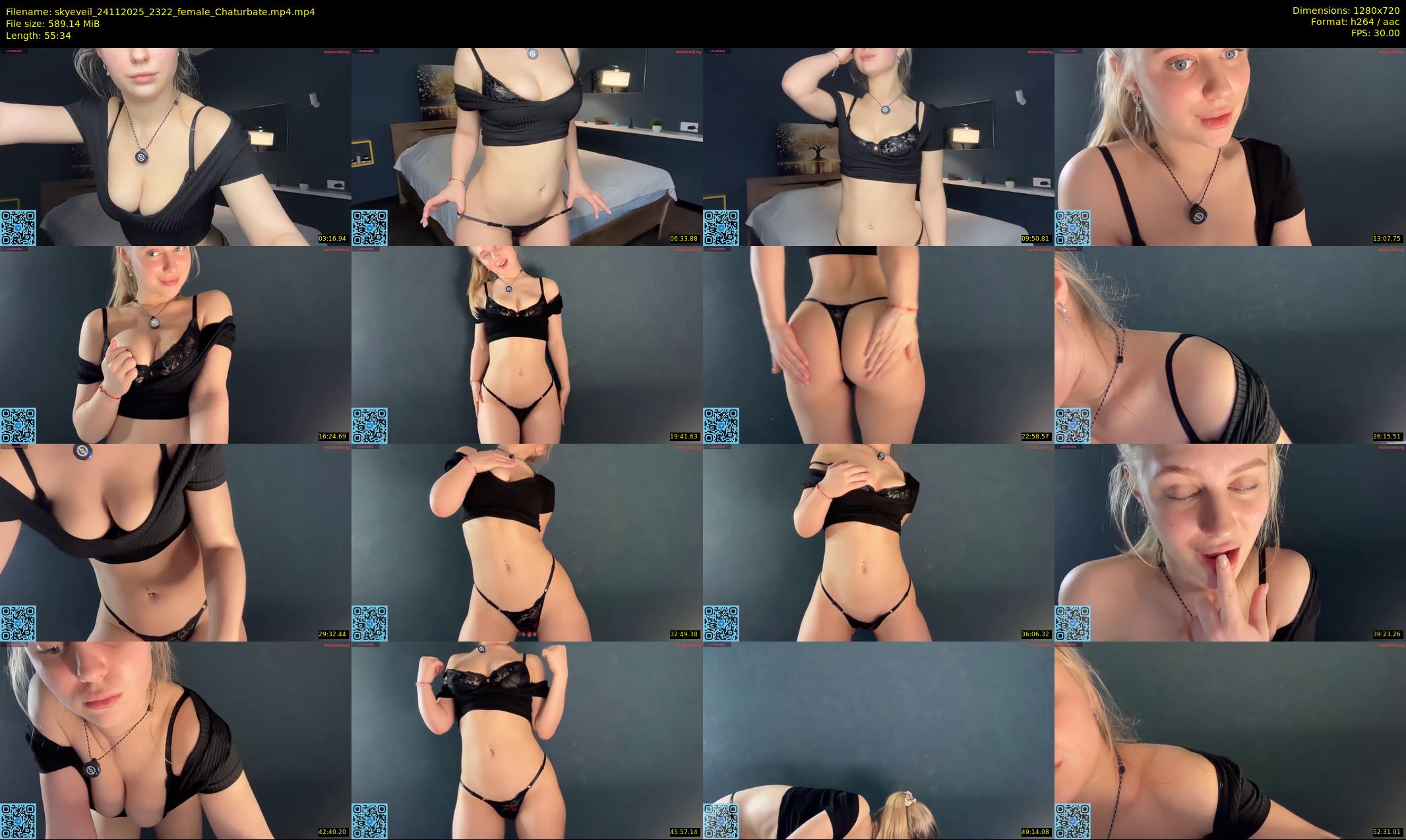 skyeveil — 56 minute Chaturbate female cam show recording, 720p, Nov 24, 2025