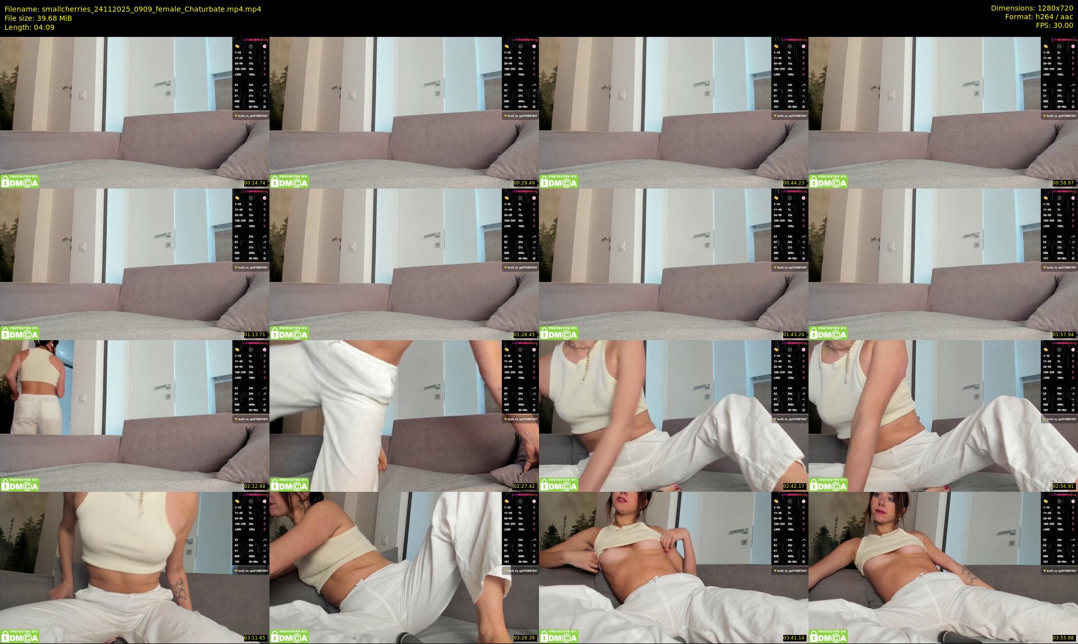 smallcherries — 5 minute Chaturbate female cam show recording, 720p, Nov 24, 2025