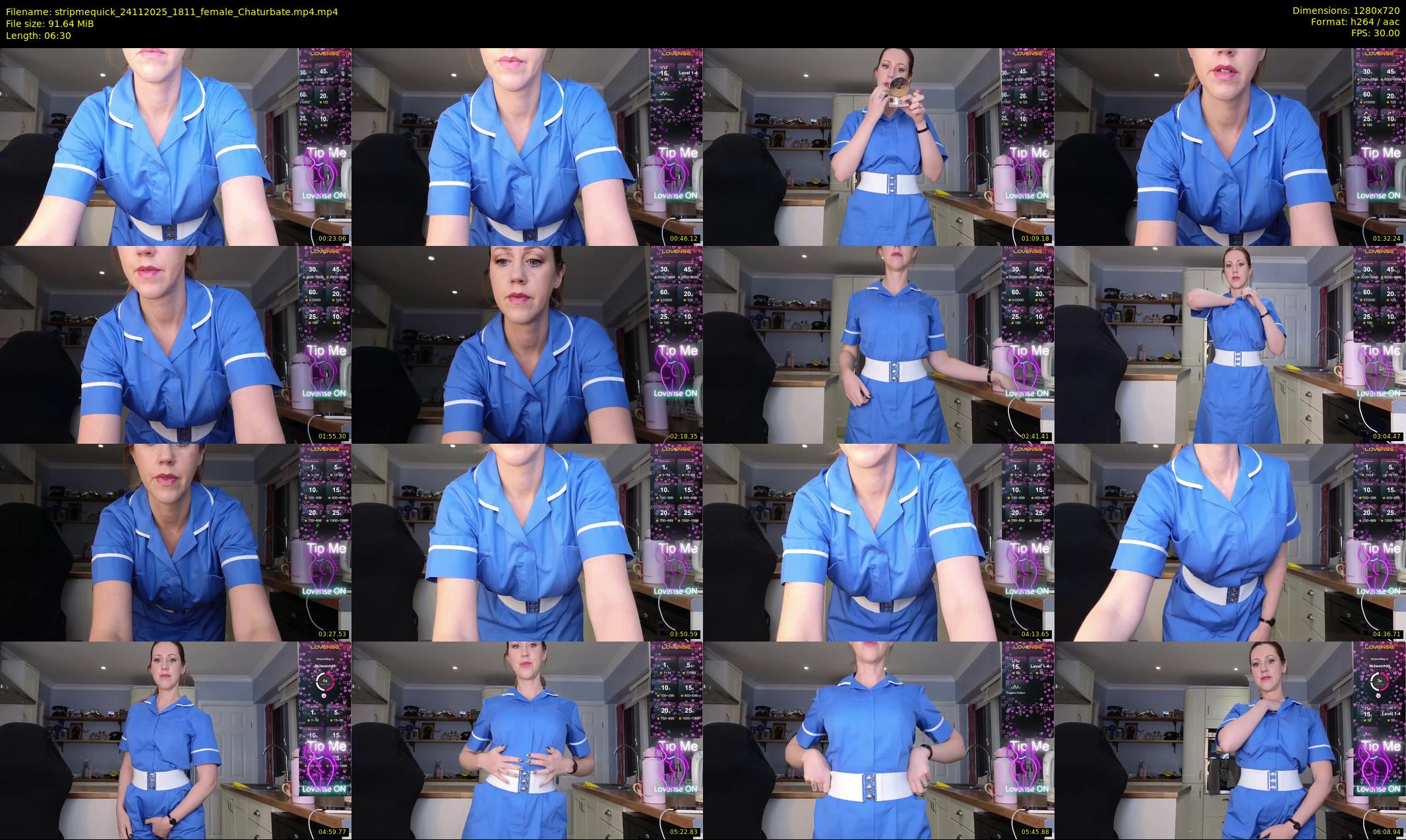 stripmequick — 7 minute Chaturbate female cam show recording, 720p, Nov 24, 2025