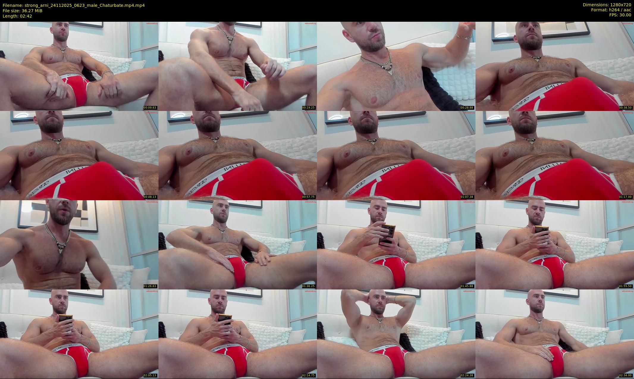 strong_arni — 3 minute Chaturbate male cam show recording, 720p, Nov 24, 2025