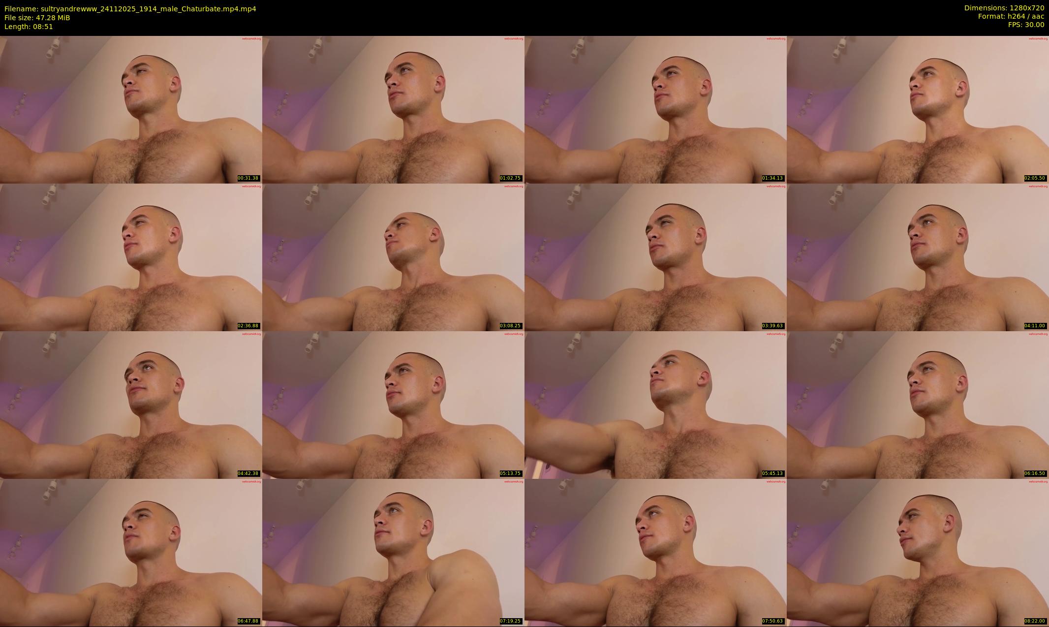 sultryandrewww — 9 minute Chaturbate male cam show recording, 720p, Nov 24, 2025