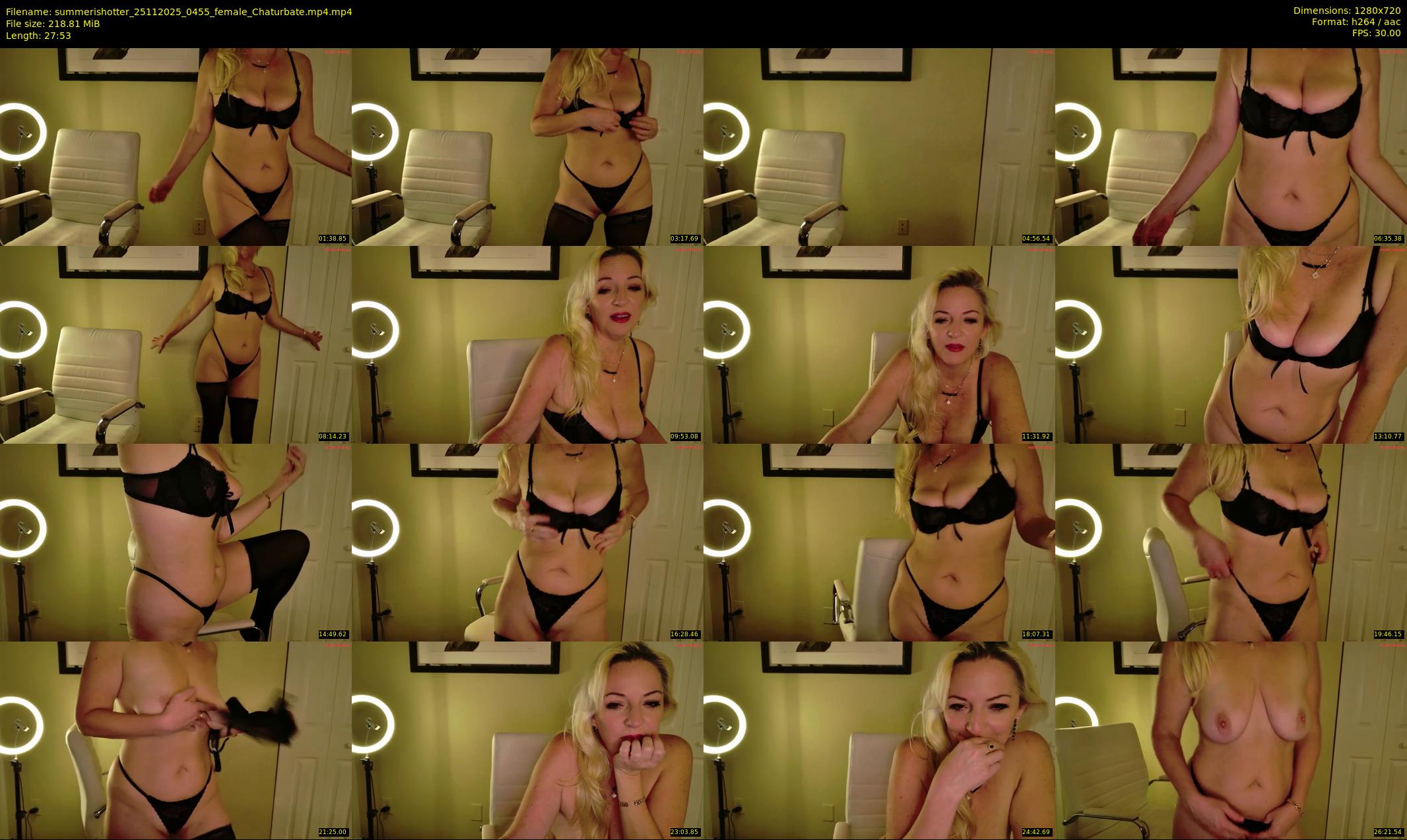 summerishotter — 28 minute Chaturbate female cam show recording, 720p, Nov 25, 2025