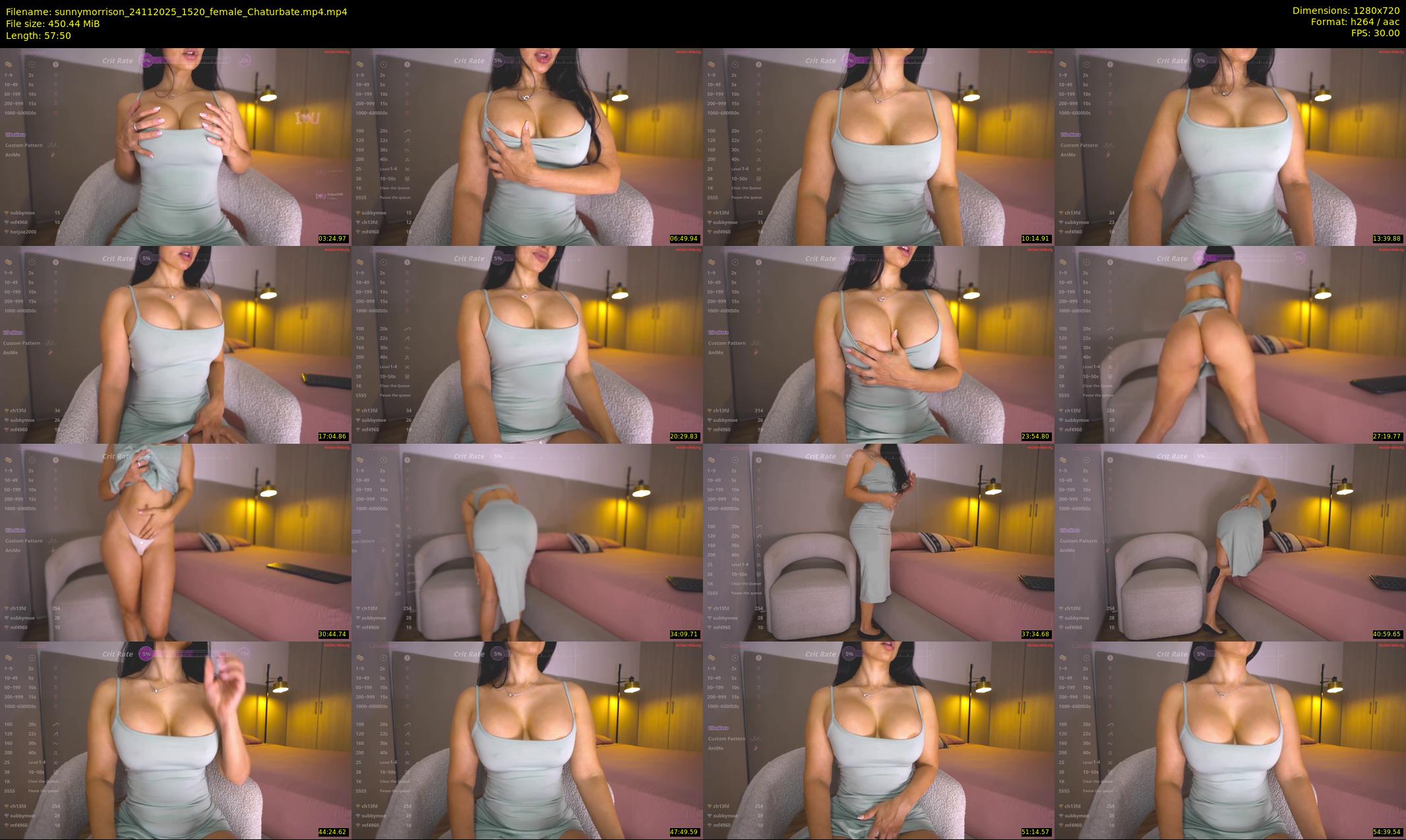sunnymorrison — 58 minute Chaturbate female cam show recording, 720p, Nov 24, 2025