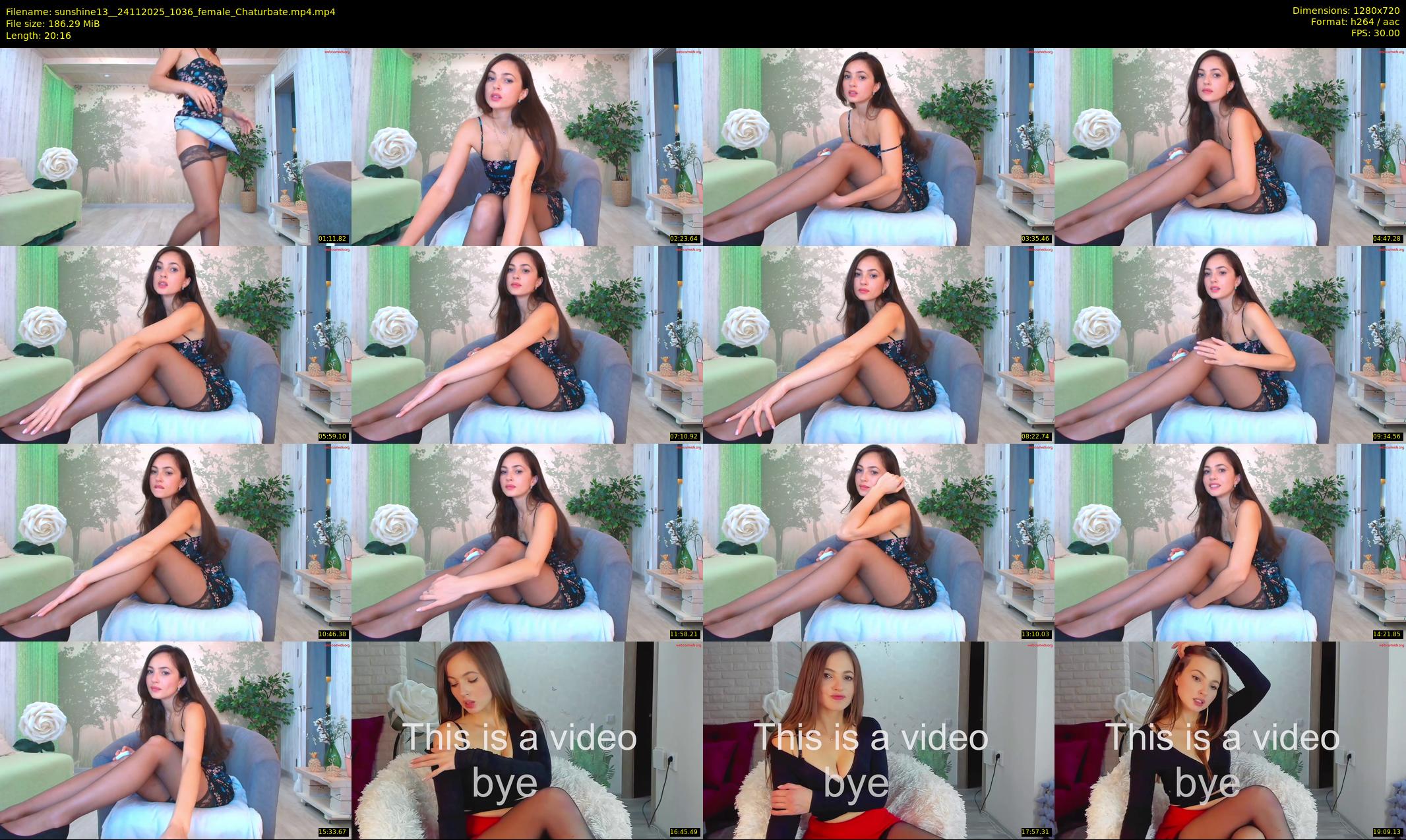 sunshine13_ — 21 minute Chaturbate female cam show recording, 720p, Nov 24, 2025