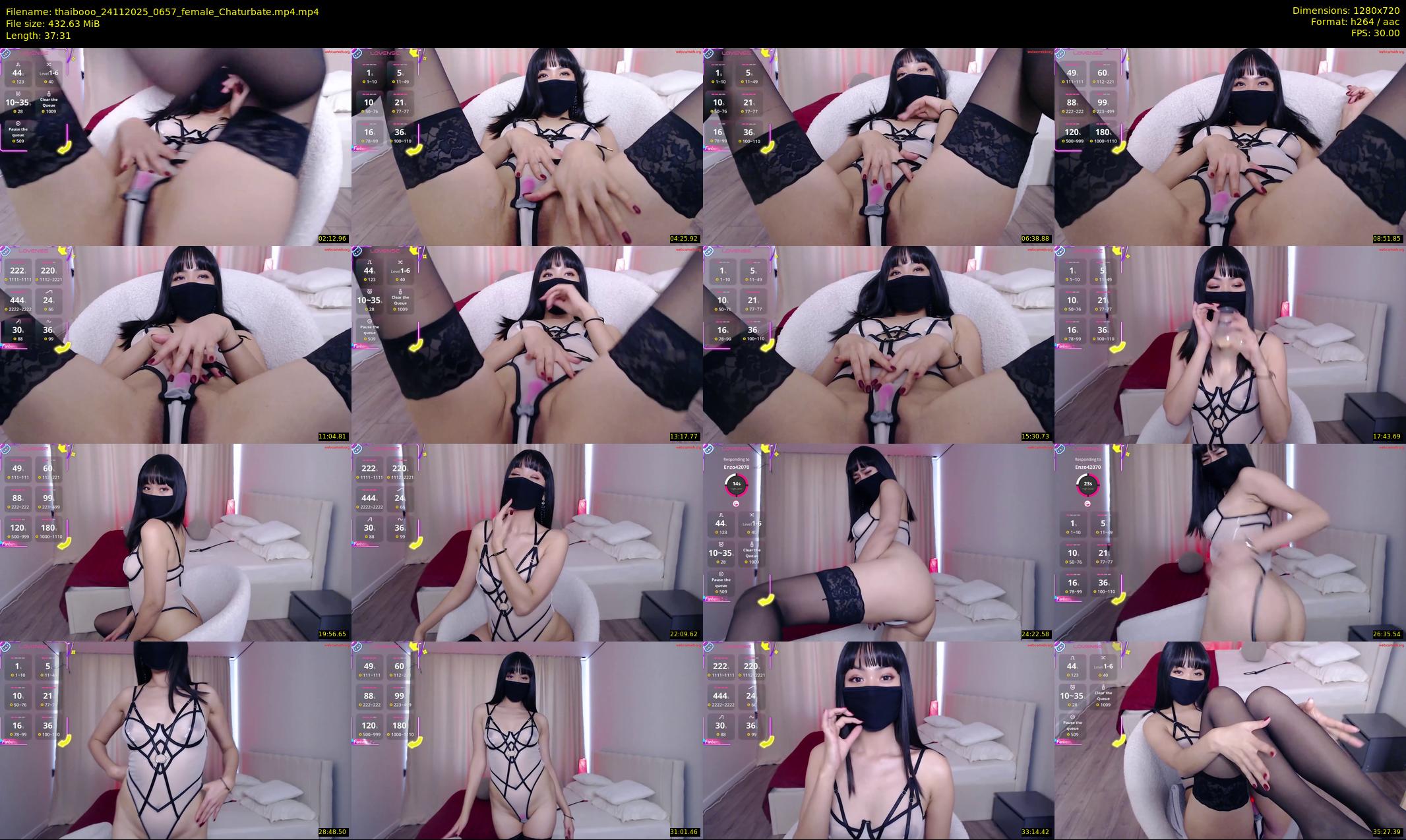 thaibooo — 38 minute Chaturbate female cam show recording, 720p, Nov 24, 2025