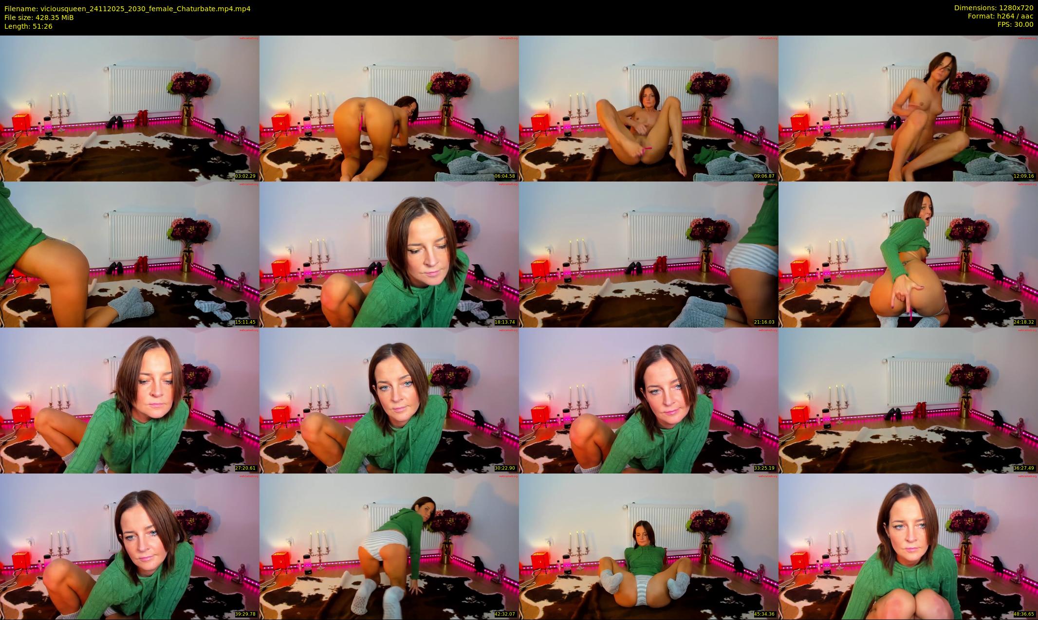 viciousqueen — 52 minute Chaturbate female cam show recording, 720p, Nov 24, 2025