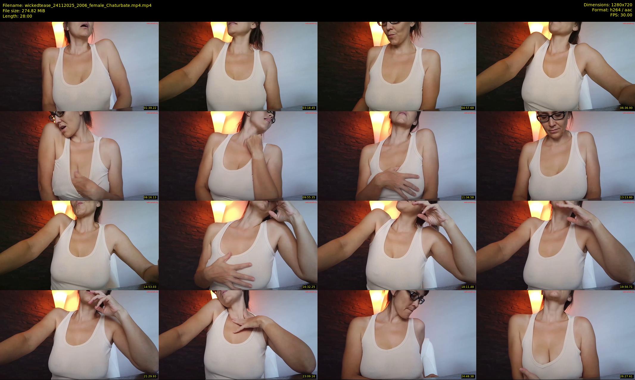 wickedtease — 28 minute Chaturbate female cam show recording, 720p, Nov 24, 2025