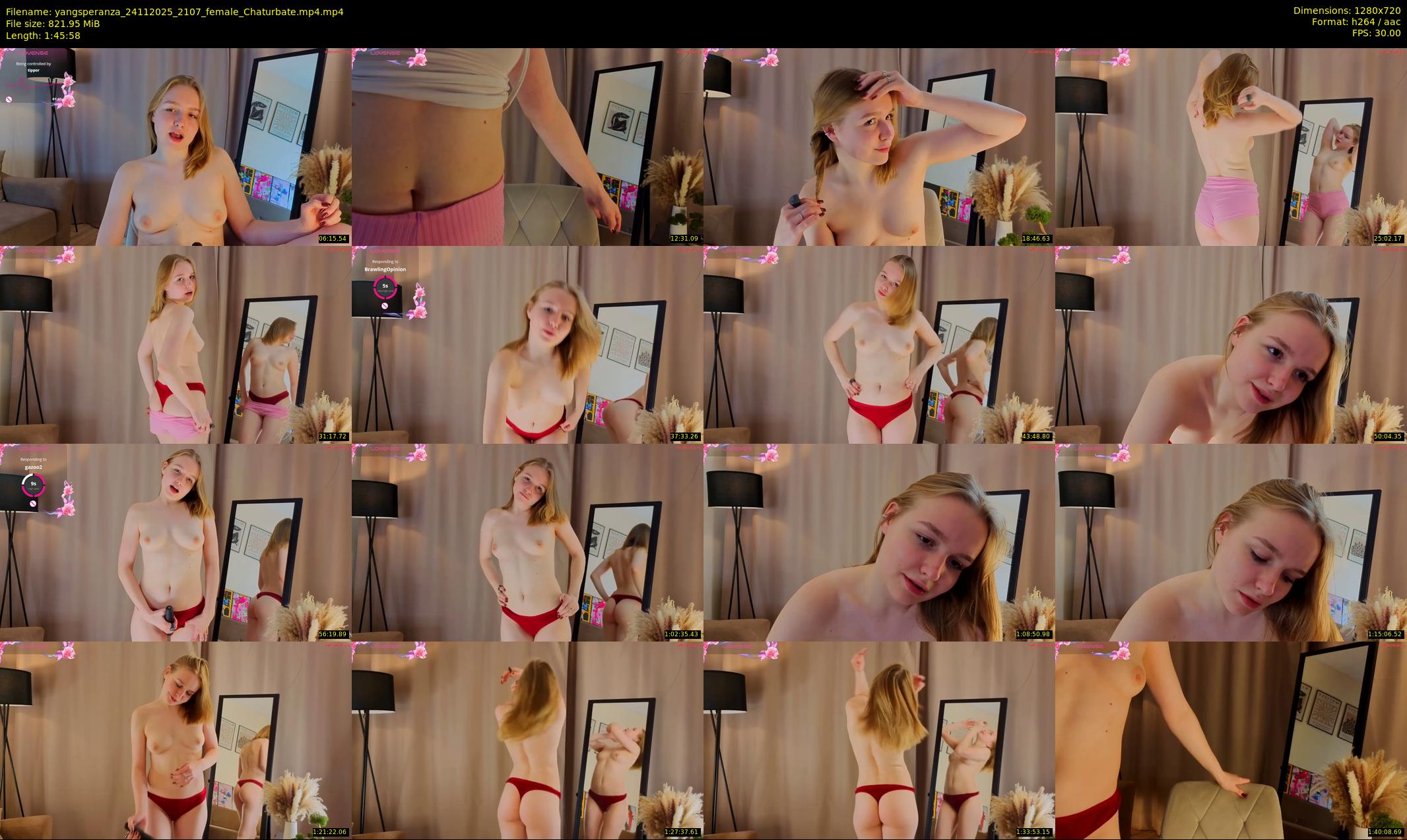 yangsperanza — 106 minute Chaturbate female cam show recording, 720p, Nov 24, 2025