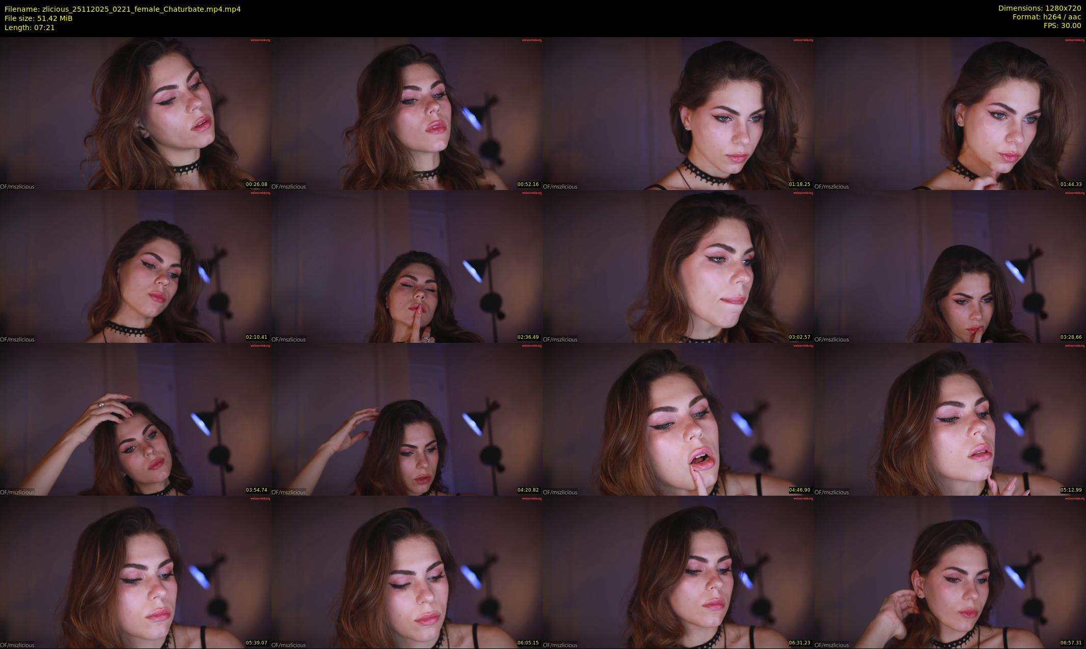 zlicious — 8 minute Chaturbate female cam show recording, 720p, Nov 25, 2025