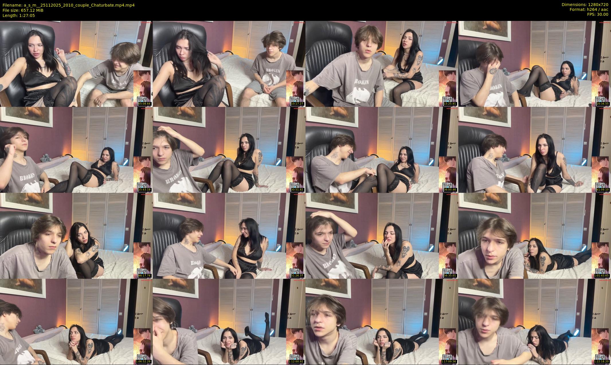 a_s_m_ — 88 minute Chaturbate couple cam show recording, 720p, Nov 25, 2025