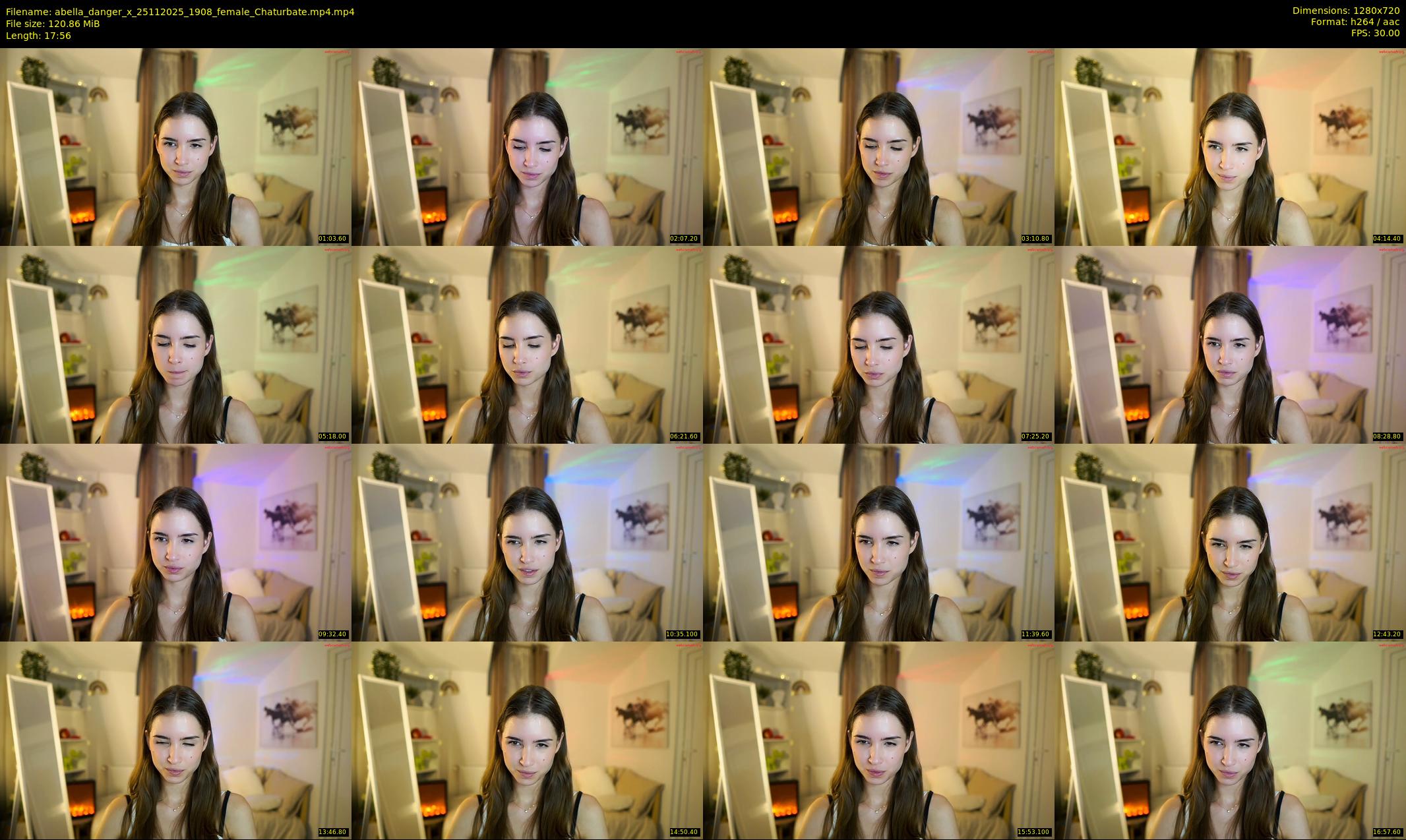 abella_danger_x — 18 minute Chaturbate female cam show recording, 720p, Nov 25, 2025