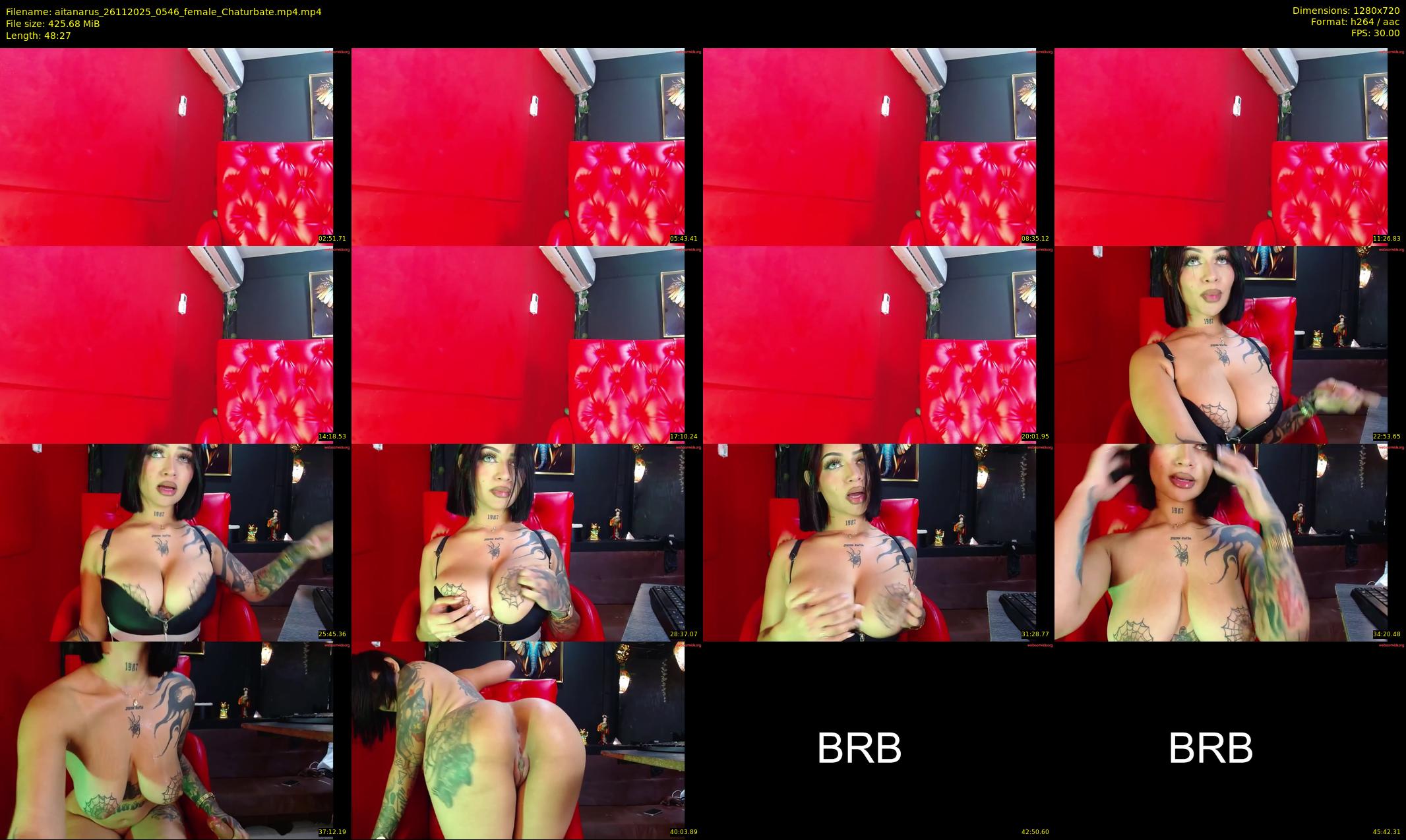 aitanarus — 49 minute Chaturbate female cam show recording, 720p, Nov 26, 2025