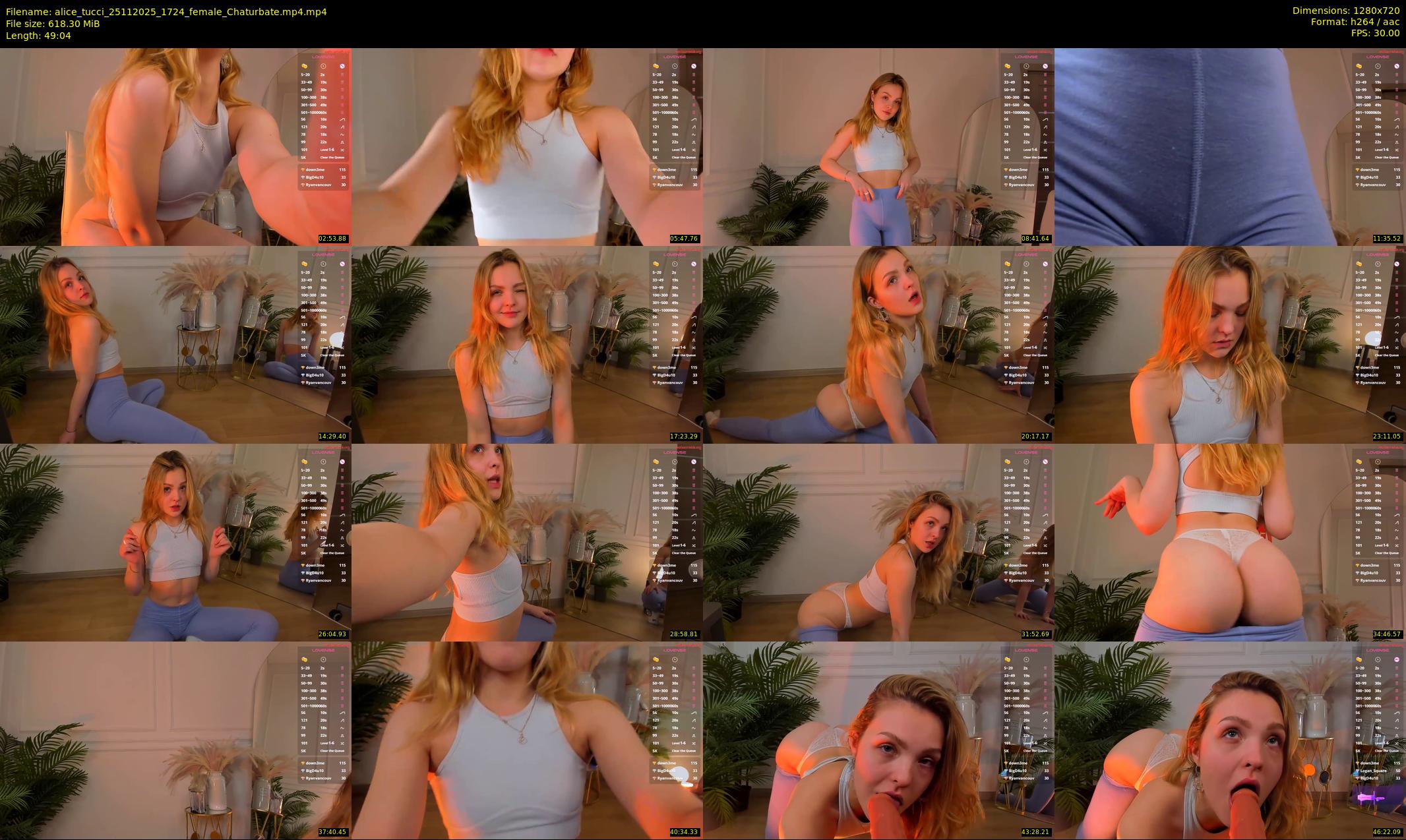 alice_tucci — 50 minute Chaturbate female cam show recording, 720p, Nov 25, 2025