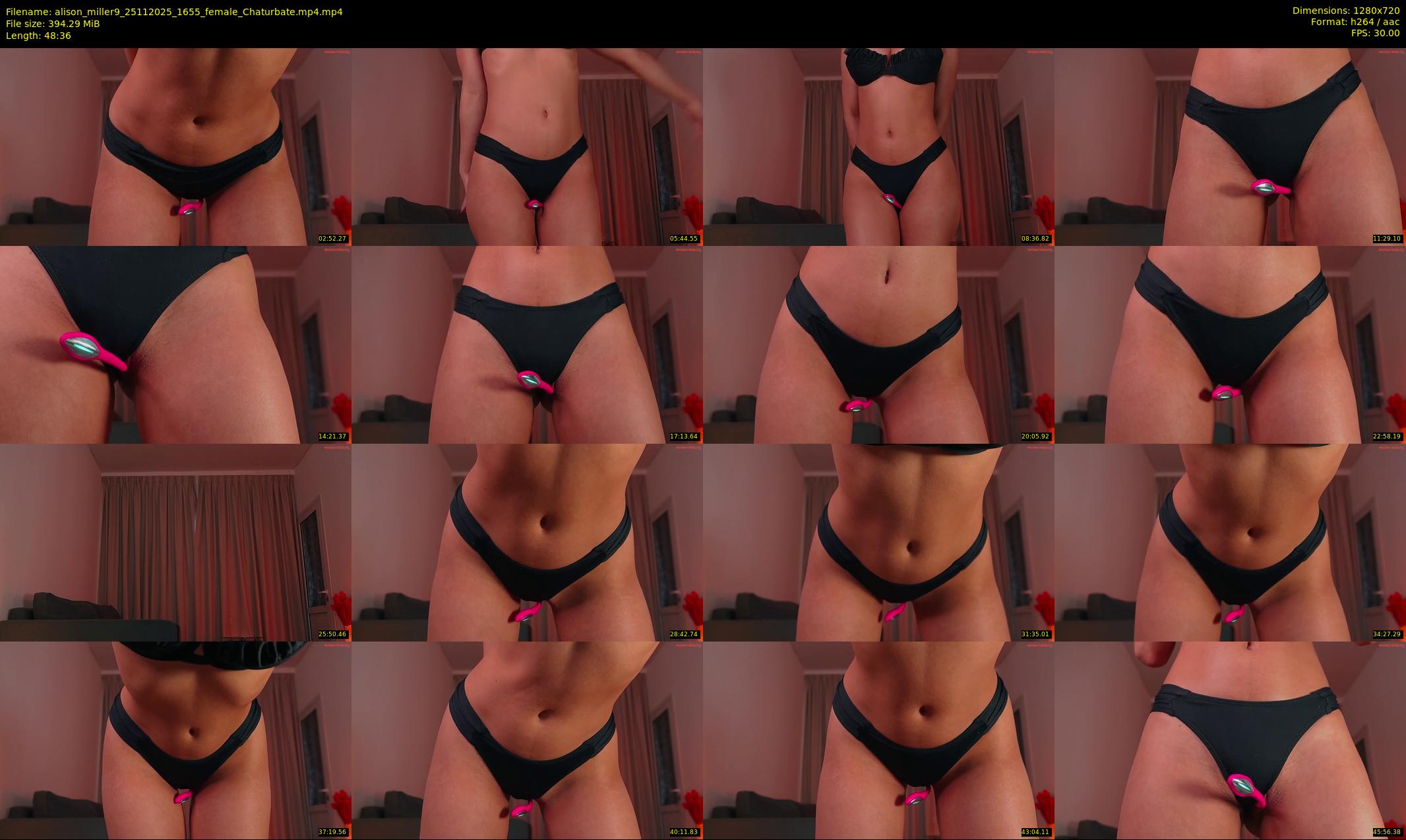 alison_miller9 — 49 minute Chaturbate female cam show recording, 720p, Nov 25, 2025