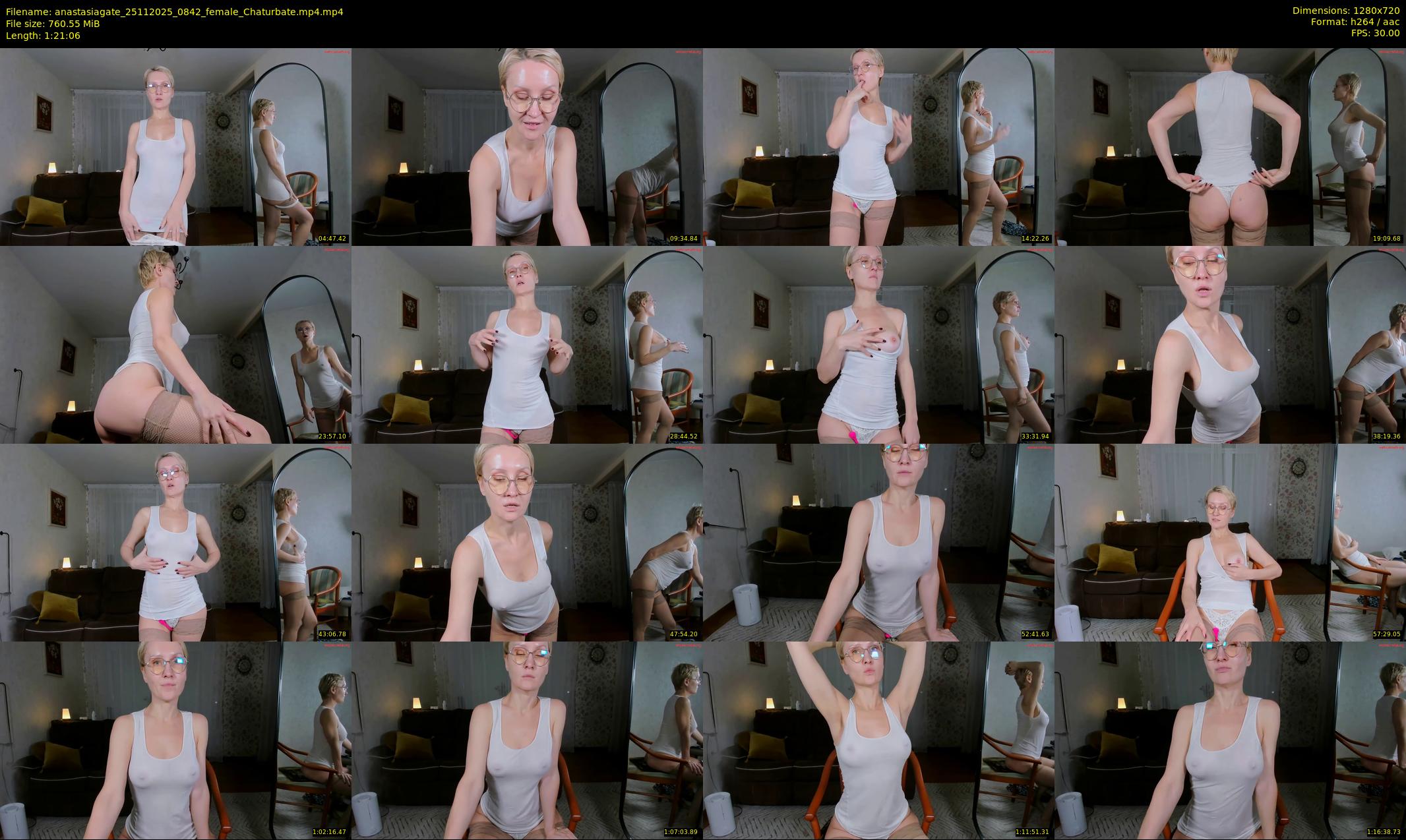 anastasiagate — 82 minute Chaturbate female cam show recording, 720p, Nov 25, 2025