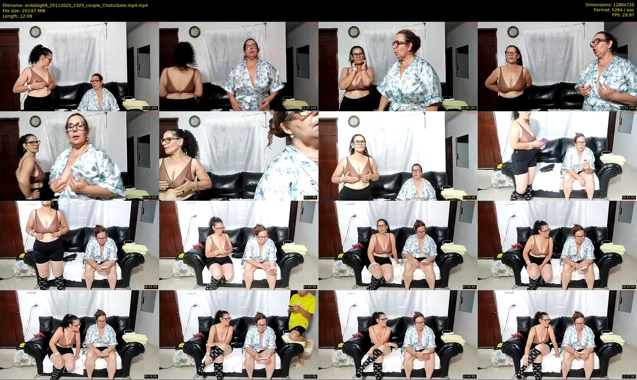 anitabig69 — 13 minute Chaturbate couple cam show recording, 720p, Nov 25, 2025