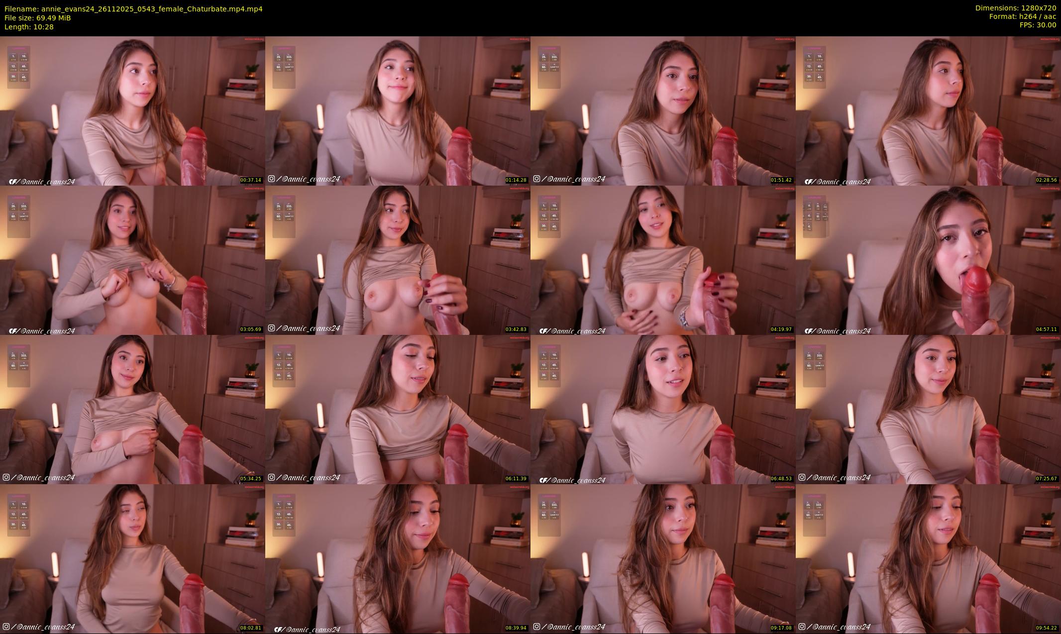 annie_evans24 — 11 minute Chaturbate female cam show recording, 720p, Nov 26, 2025