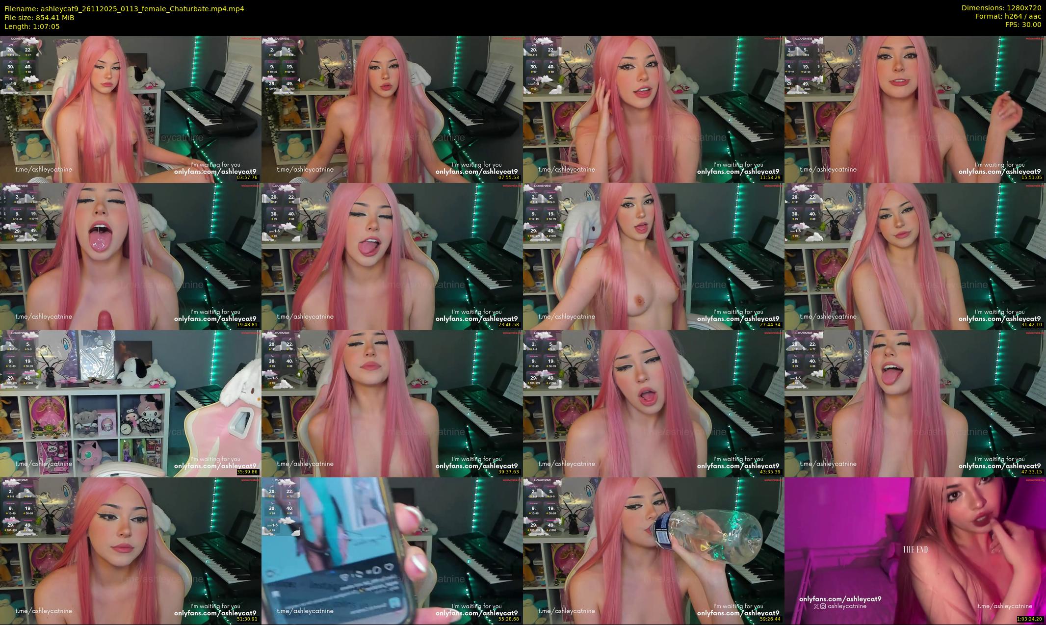 ashleycat9 — 68 minute Chaturbate female cam show recording, 720p, Nov 26, 2025