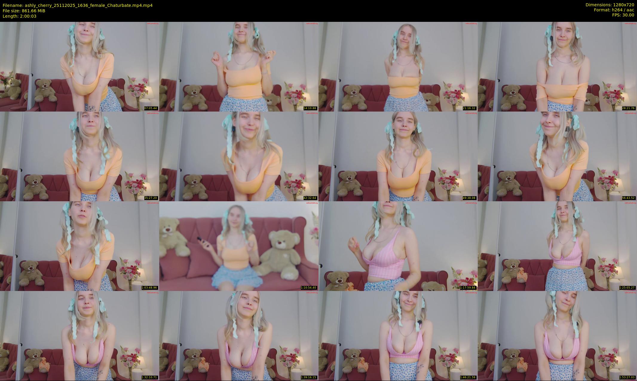 ashly_cherry — 121 minute Chaturbate female cam show recording, 720p, Nov 25, 2025