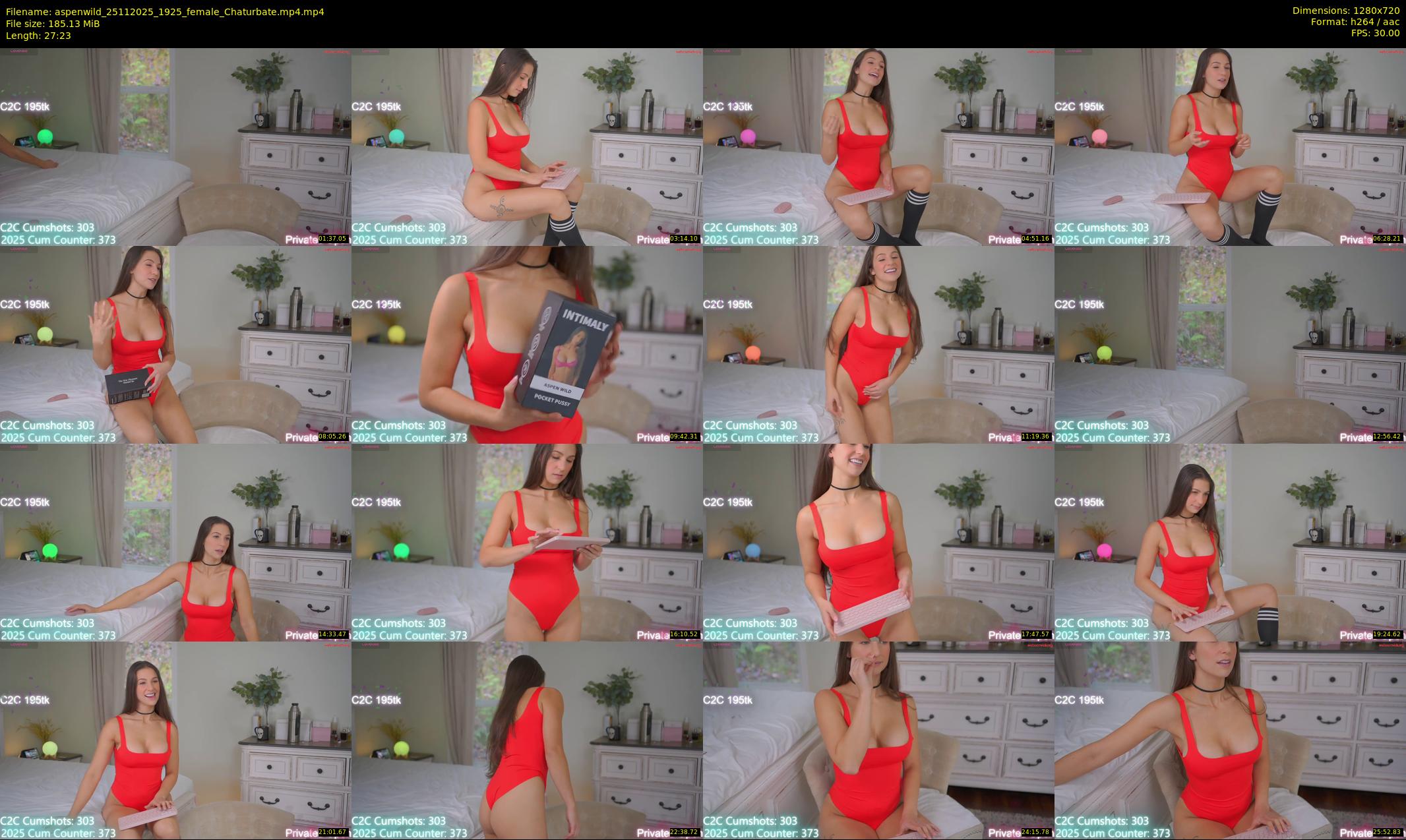 aspenwild — 28 minute Chaturbate female cam show recording, 720p, Nov 25, 2025