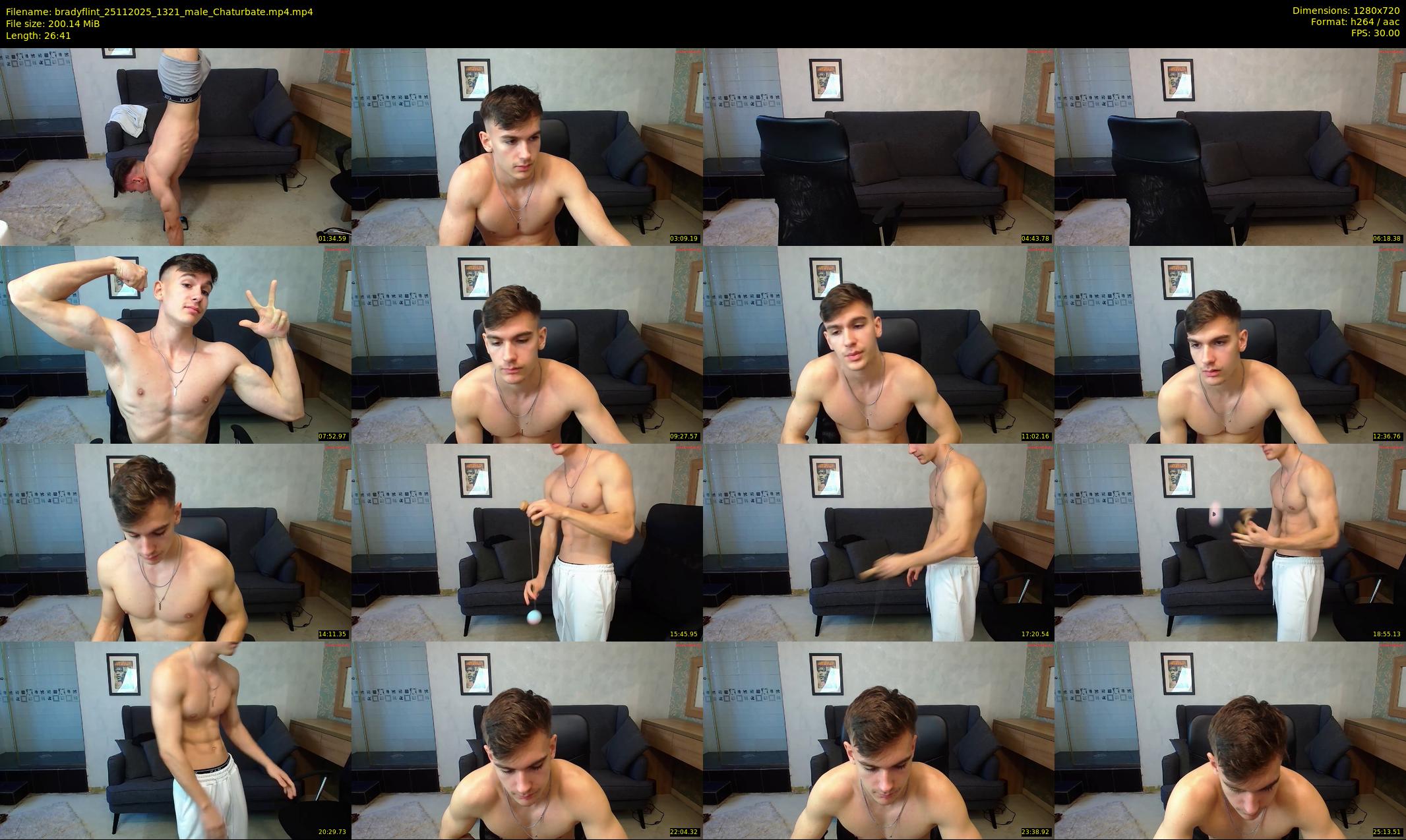 bradyflint — 27 minute Chaturbate male cam show recording, 720p, Nov 25, 2025