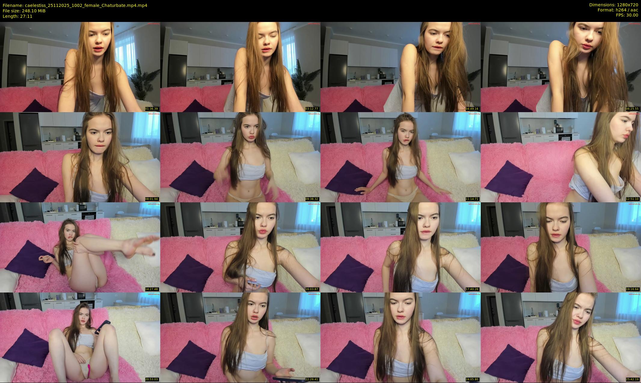 caelestiss — 28 minute Chaturbate female cam show recording, 720p, Nov 25, 2025