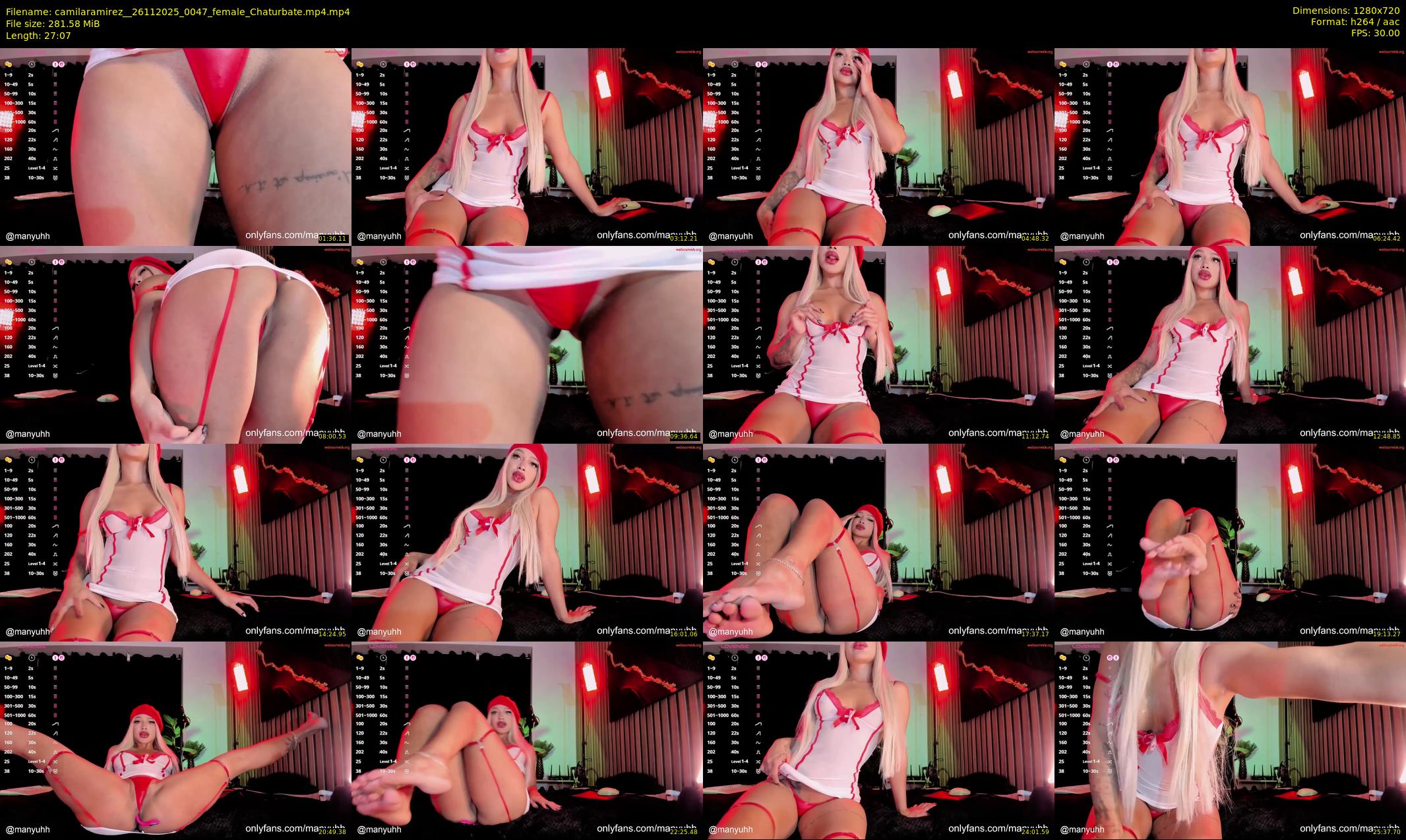 camilaramirez_ — 28 minute Chaturbate female cam show recording, 720p, Nov 26, 2025