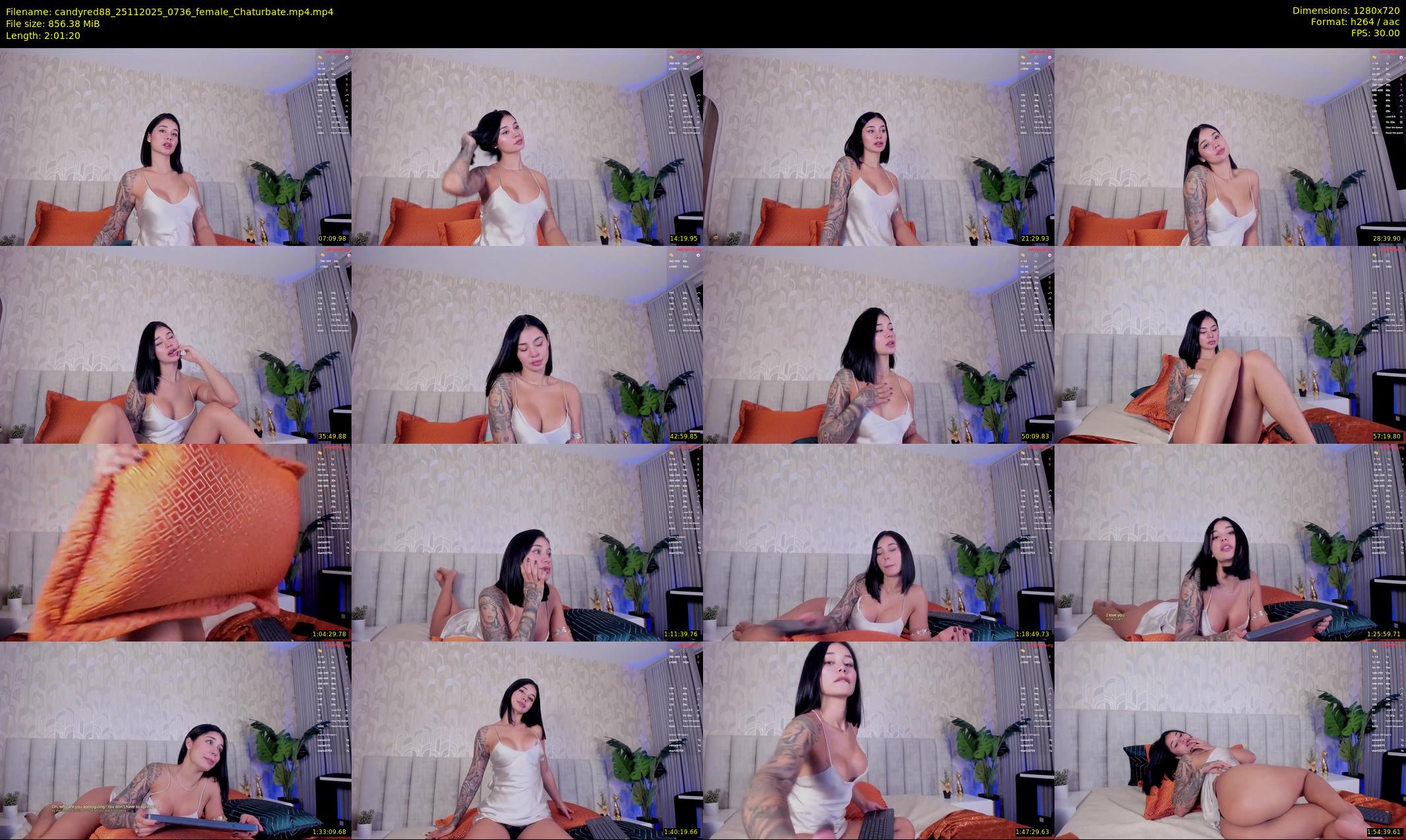 candyred88 — 122 minute Chaturbate female cam show recording, 720p, Nov 25, 2025