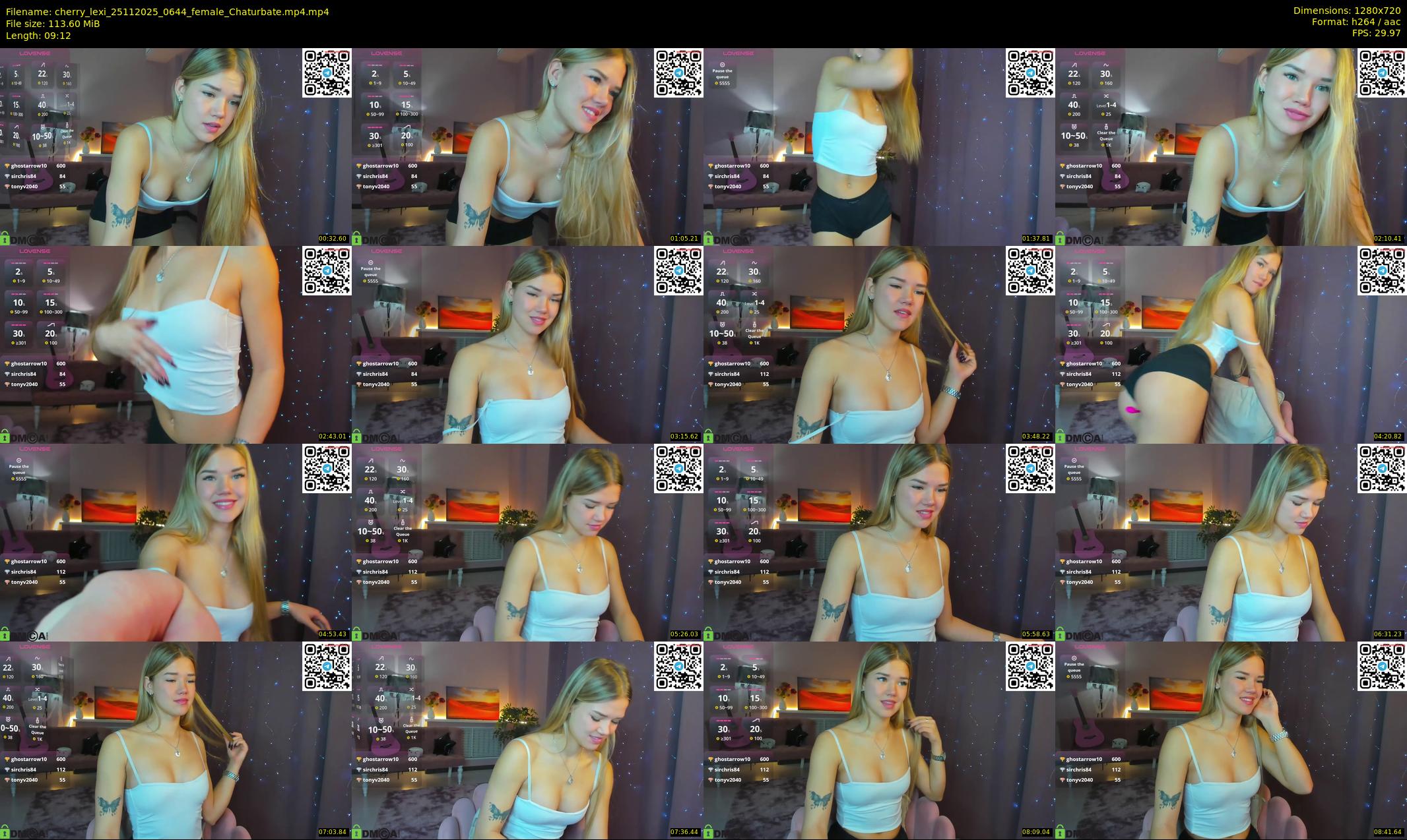 cherry_lexi — 10 minute Chaturbate female cam show recording, 720p, Nov 25, 2025